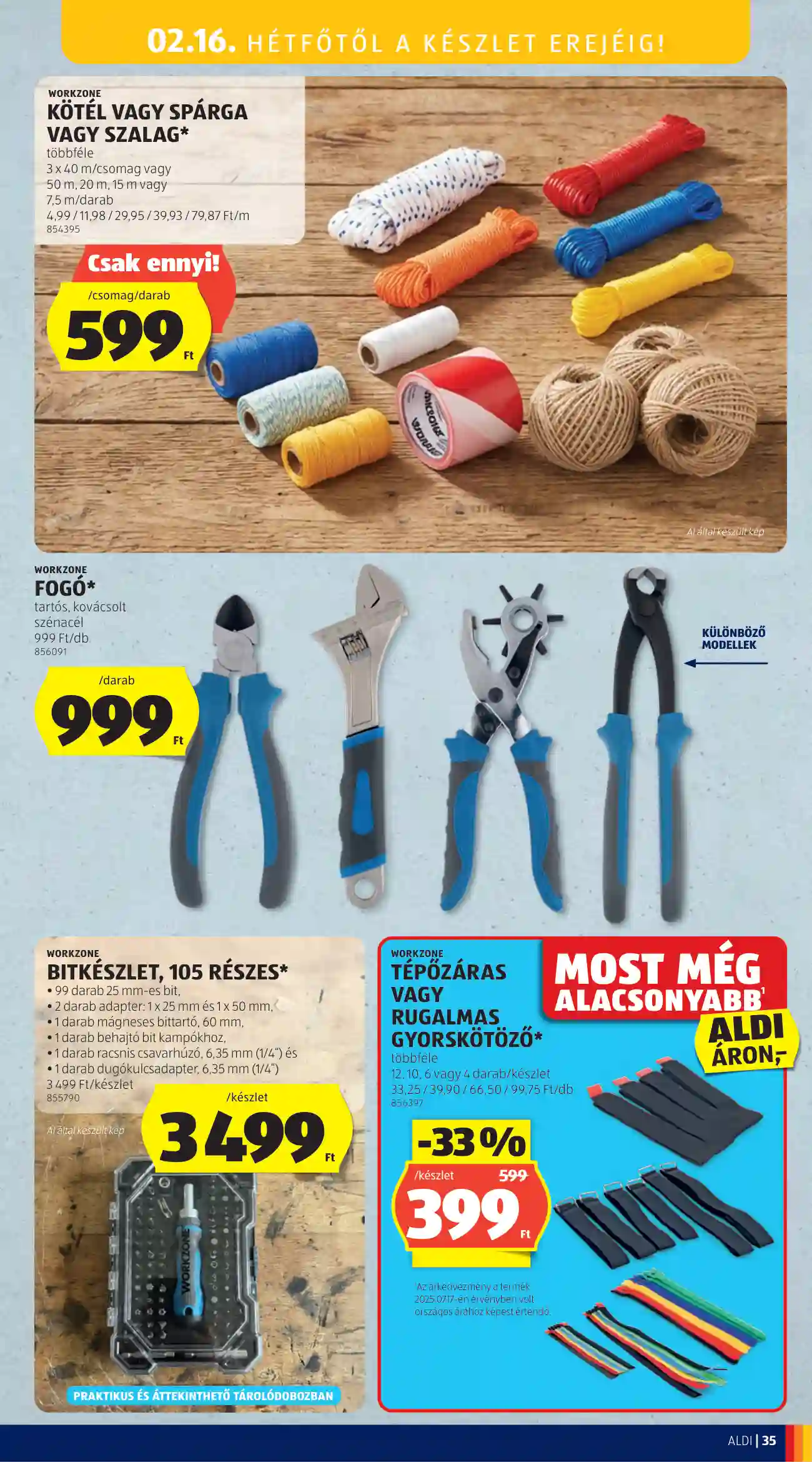 Aldi akciós újság 7. hét (38 oldal)