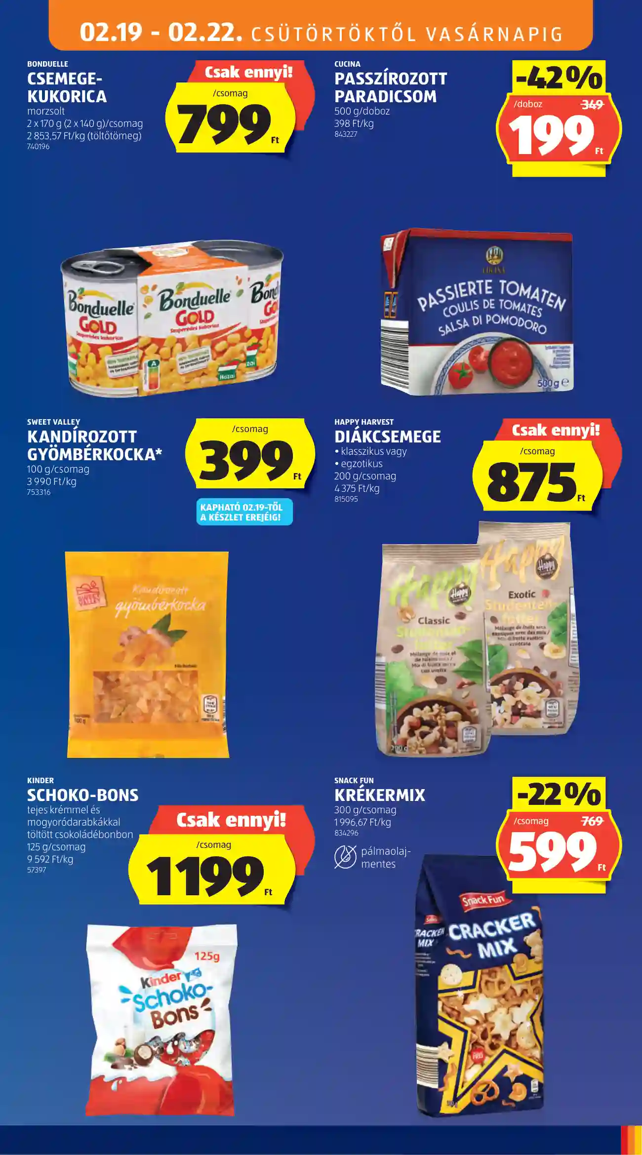 Aldi akciós újság 8. hét (3 oldal)