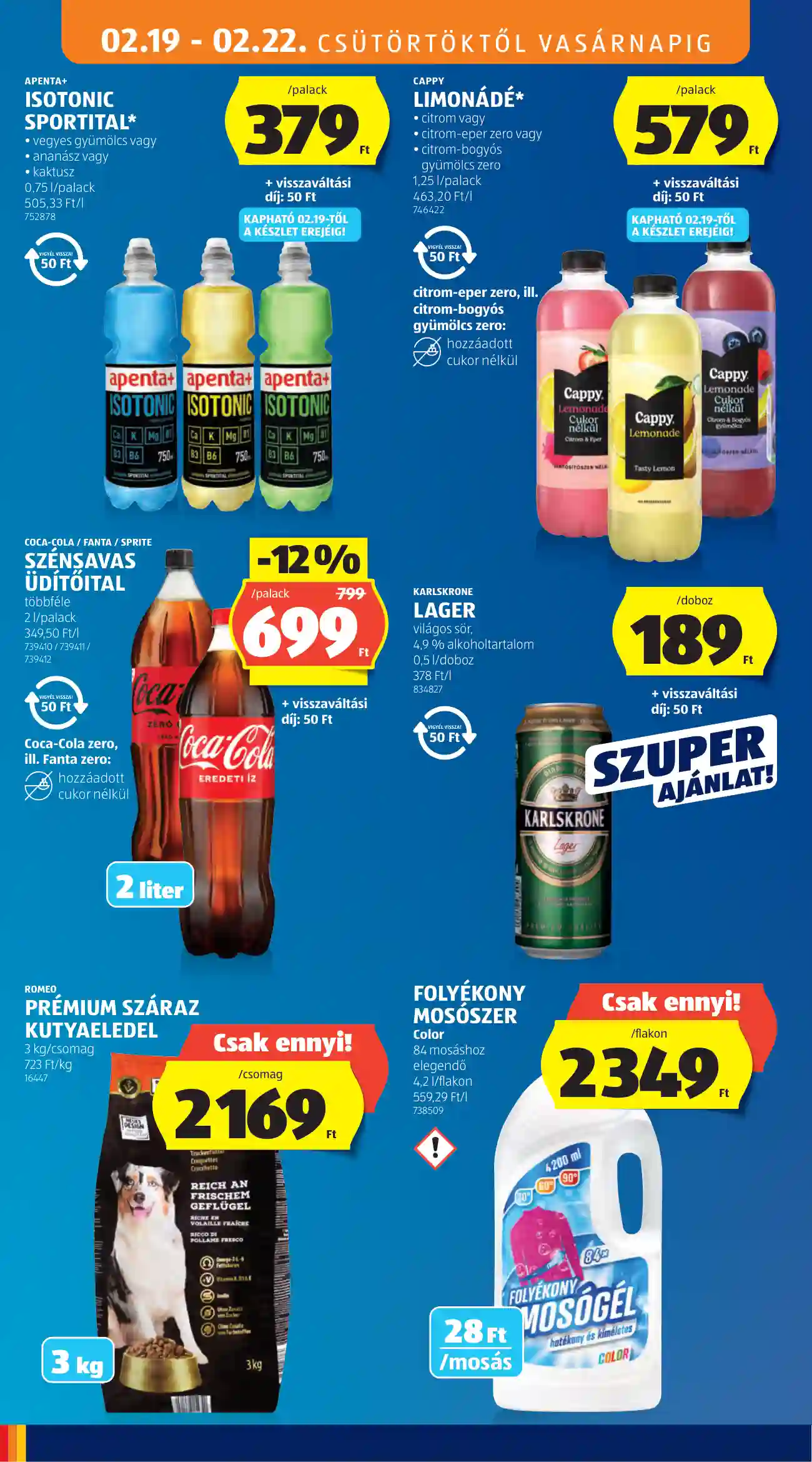 Aldi akciós újság 8. hét (4 oldal)