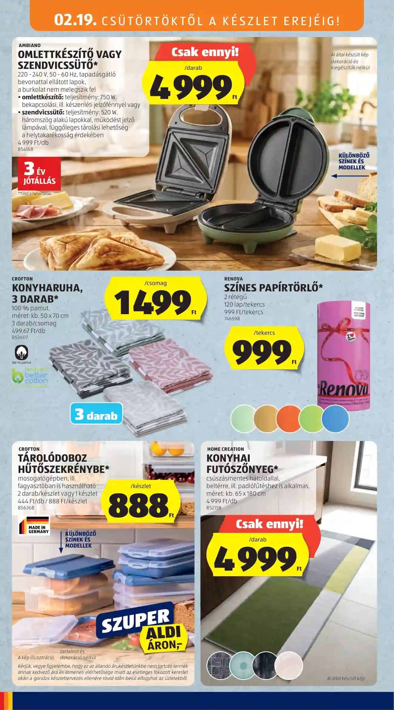 Aldi akciós újság 8. hét (15 oldal)