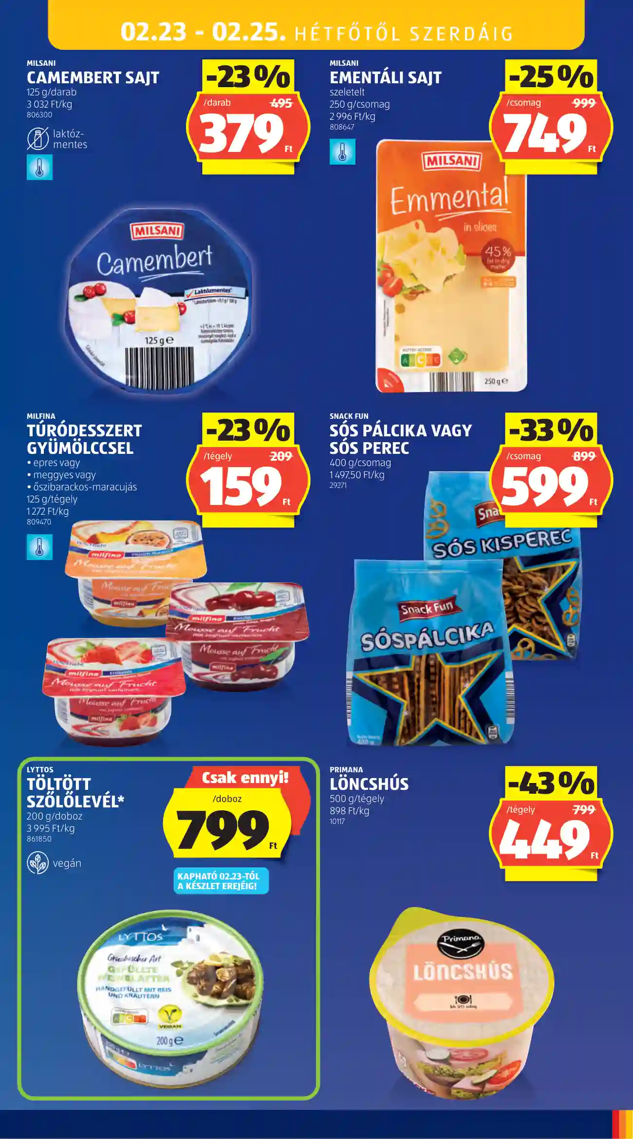 Aldi akciós újság 8. hét (27 oldal)
