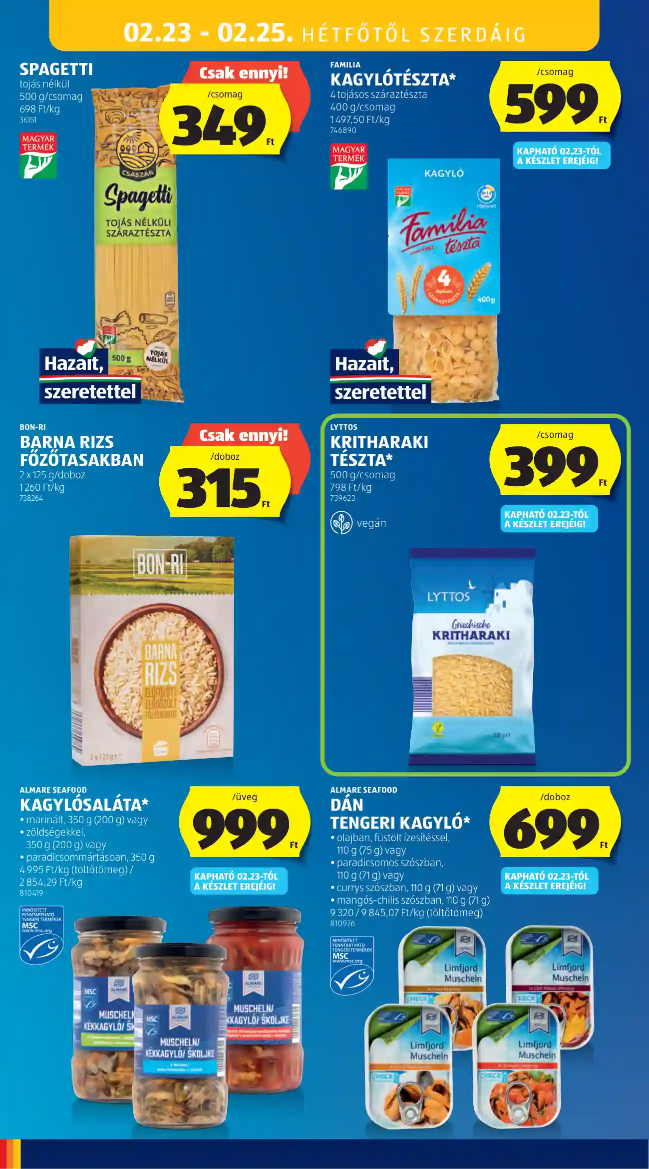 Aldi akciós újság 8. hét (28 oldal)