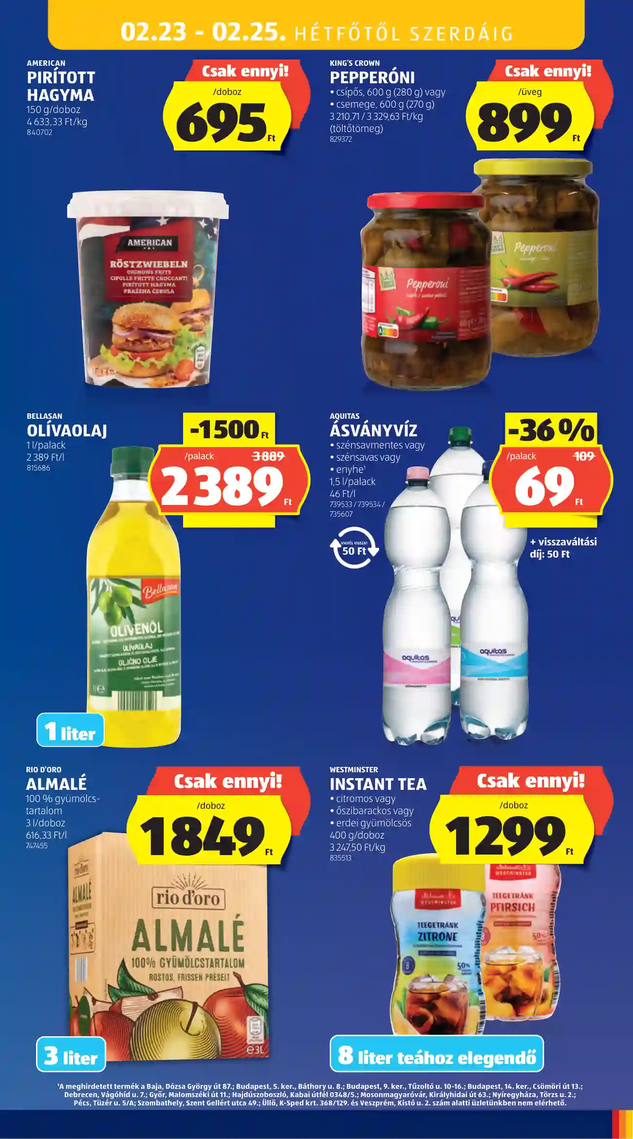 Aldi akciós újság 8. hét (29 oldal)