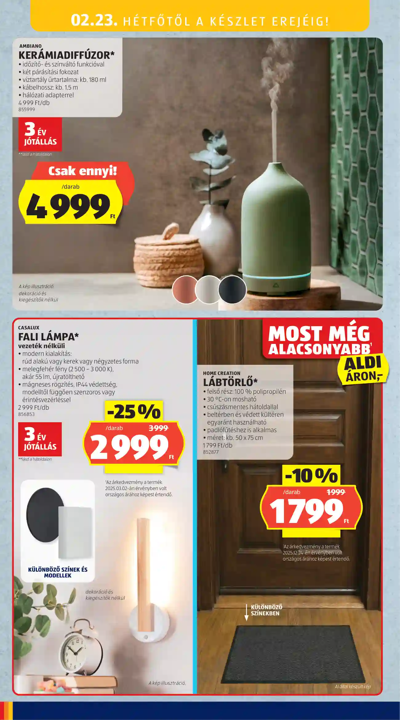 Aldi akciós újság 8. hét (39 oldal)