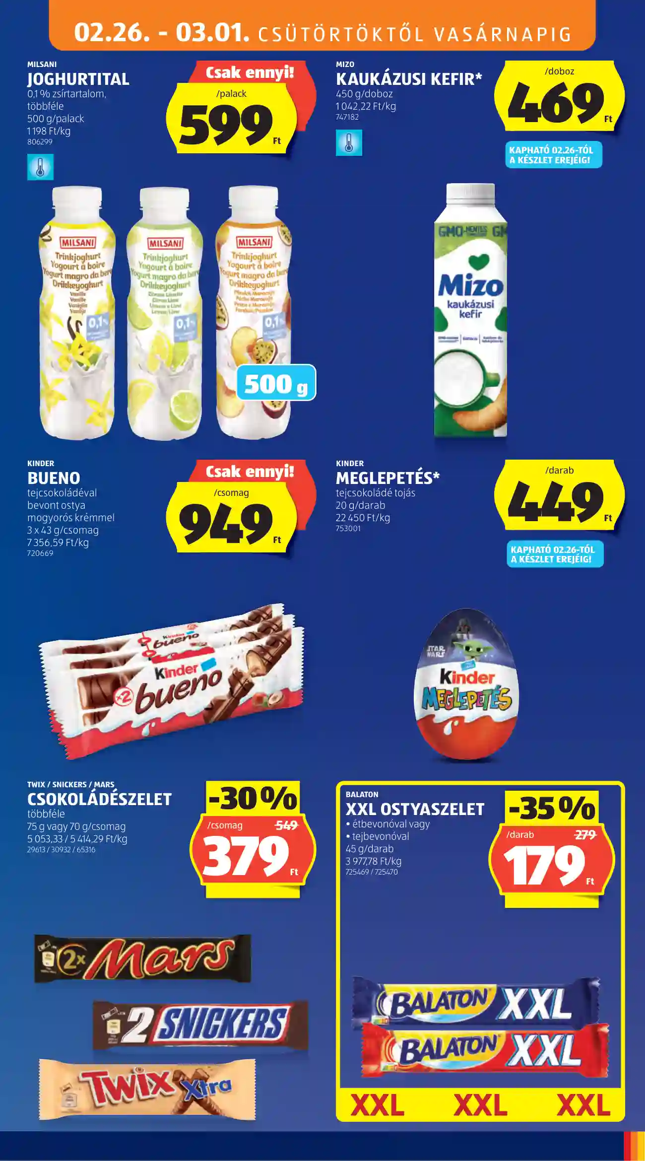 Aldi akciós újság 9. hét (3 oldal)