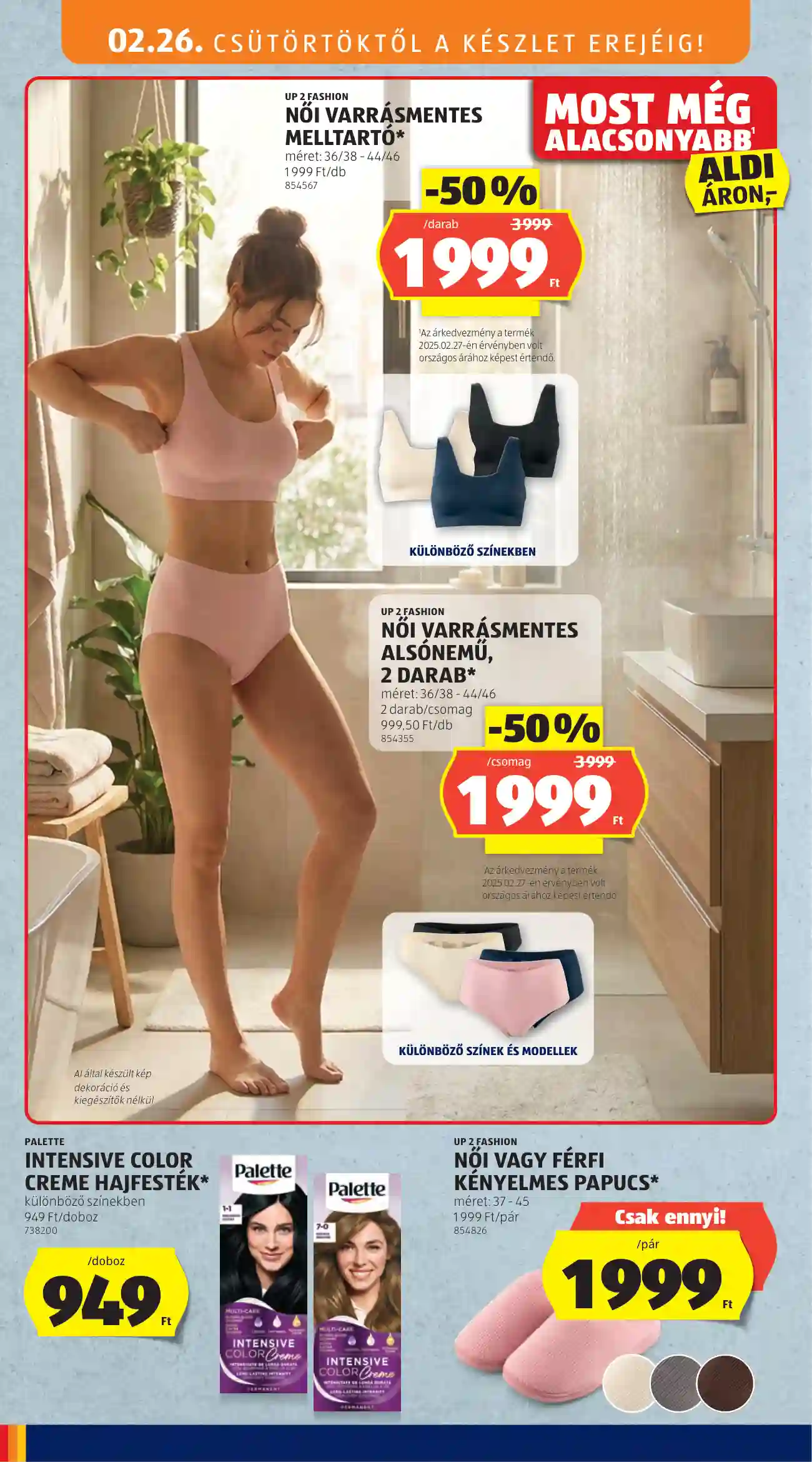 Aldi akciós újság 9. hét (8 oldal)