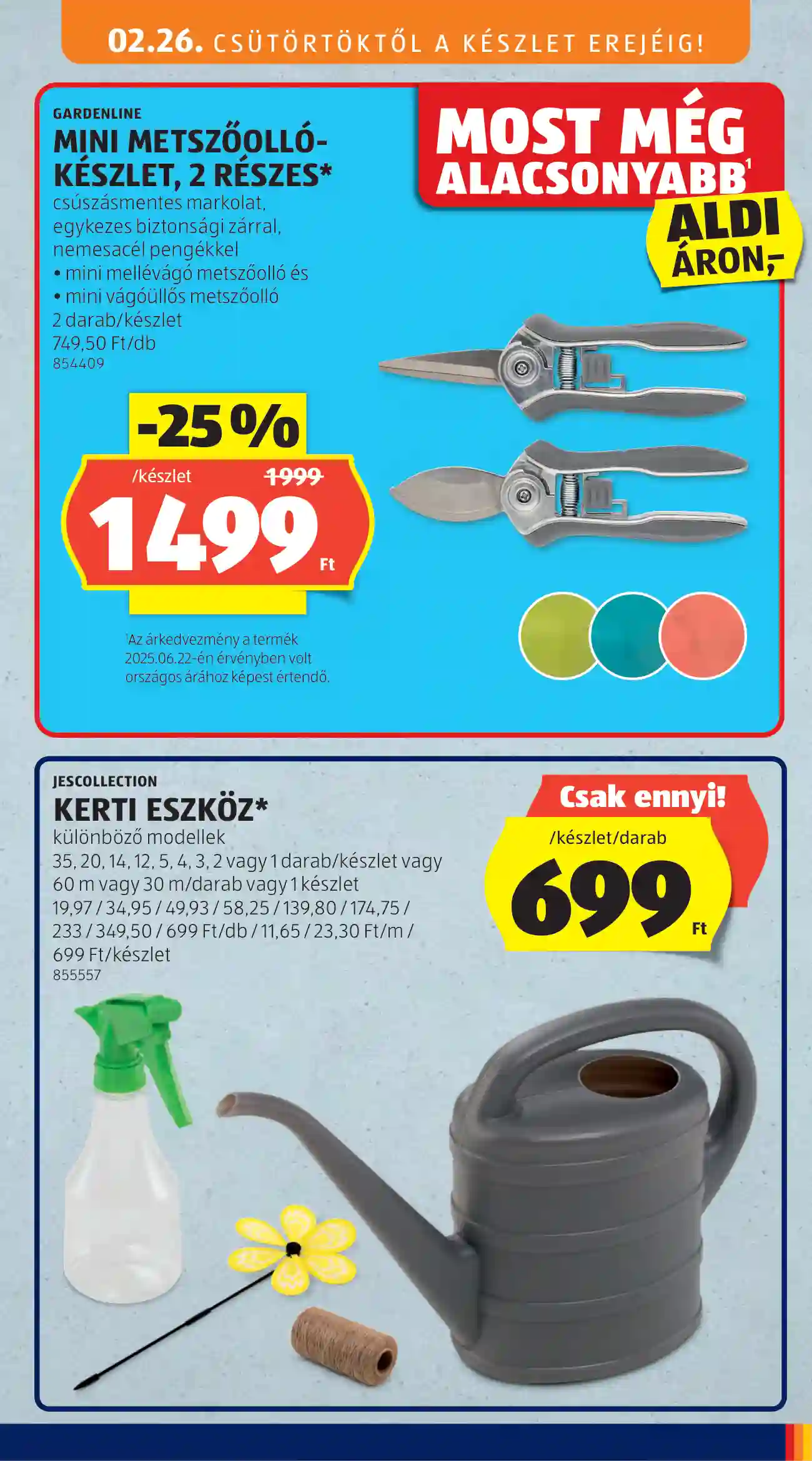 Aldi akciós újság 9. hét (16 oldal)