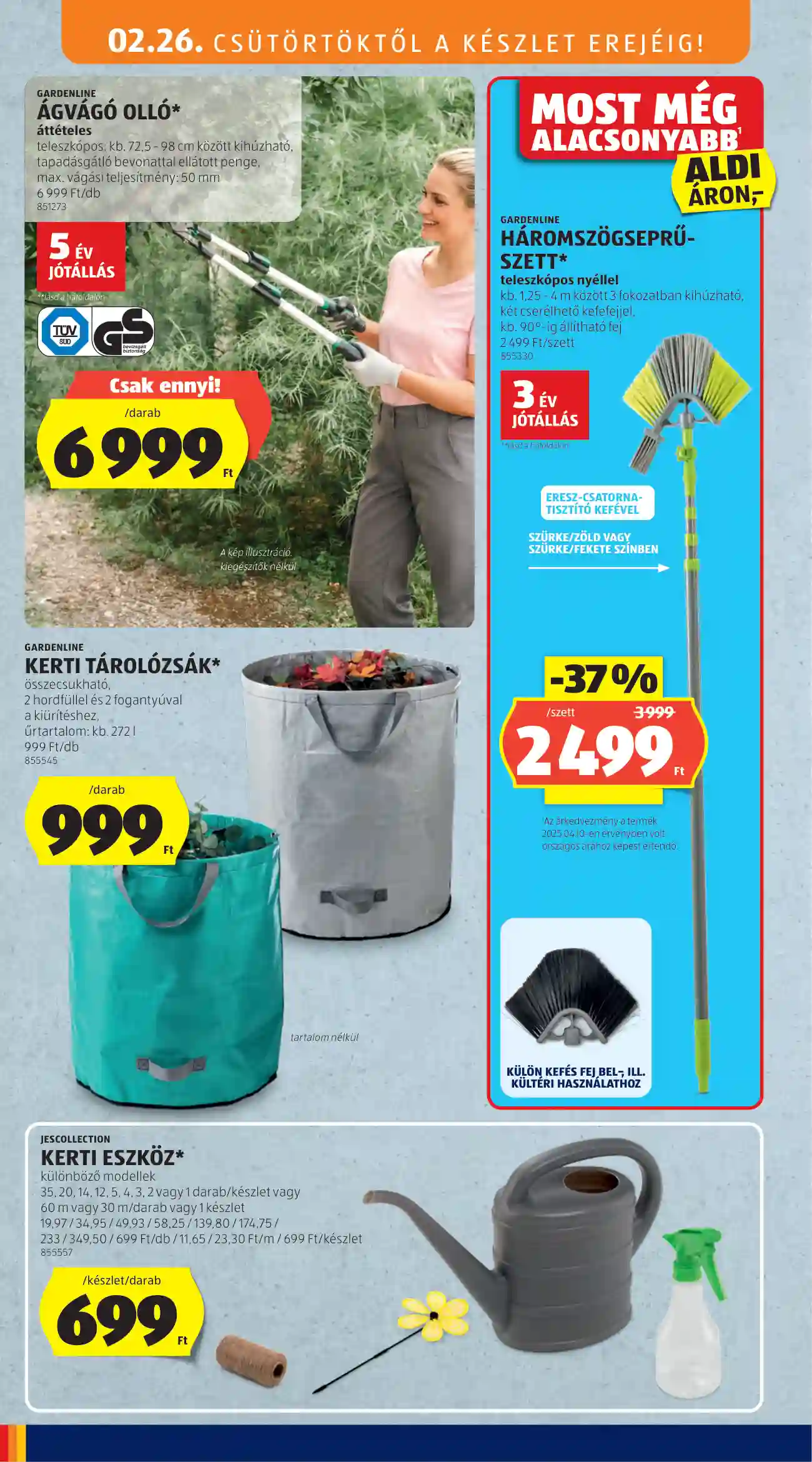 Aldi akciós újság 9. hét (19 oldal)