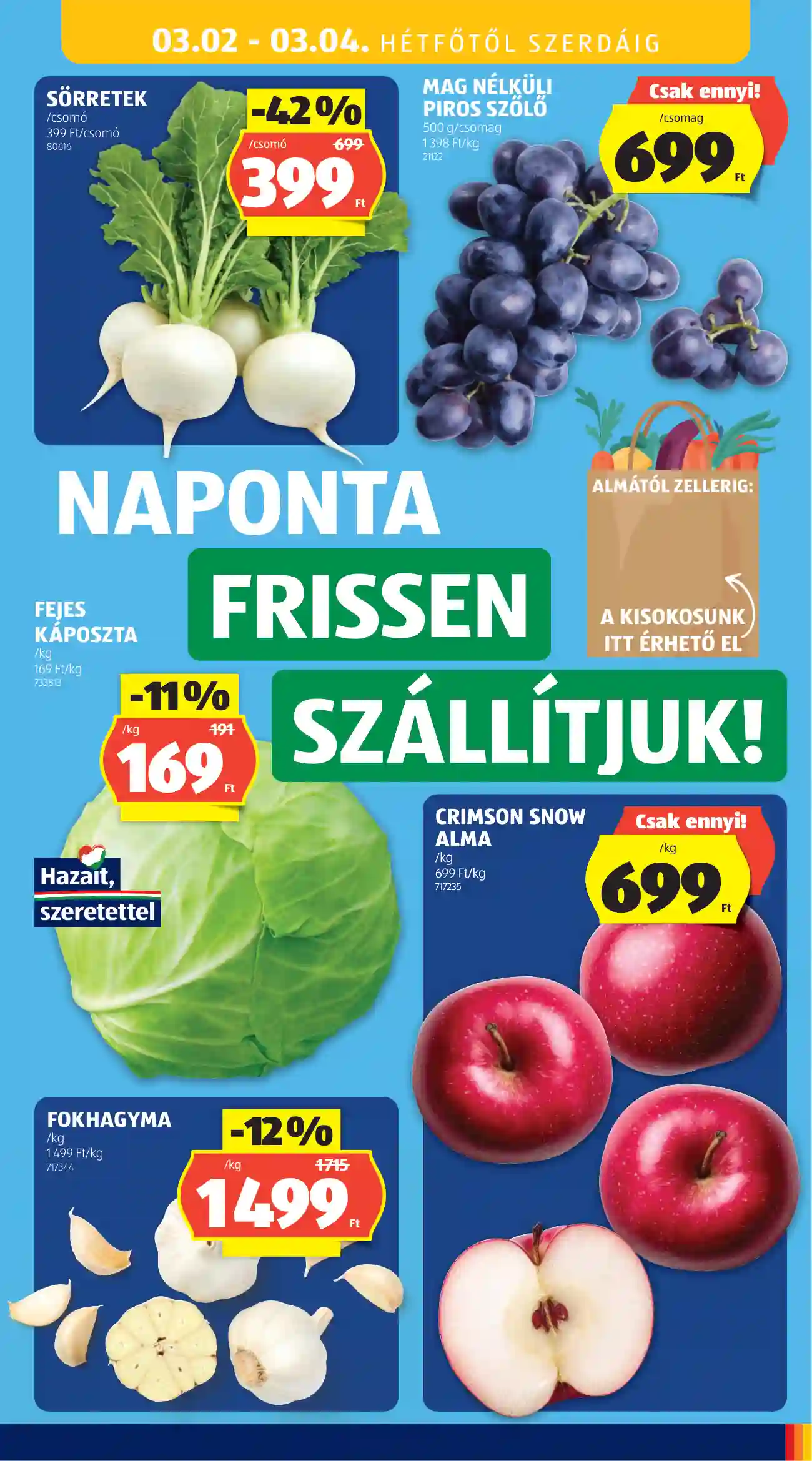 Aldi akciós újság 9. hét (25 oldal)