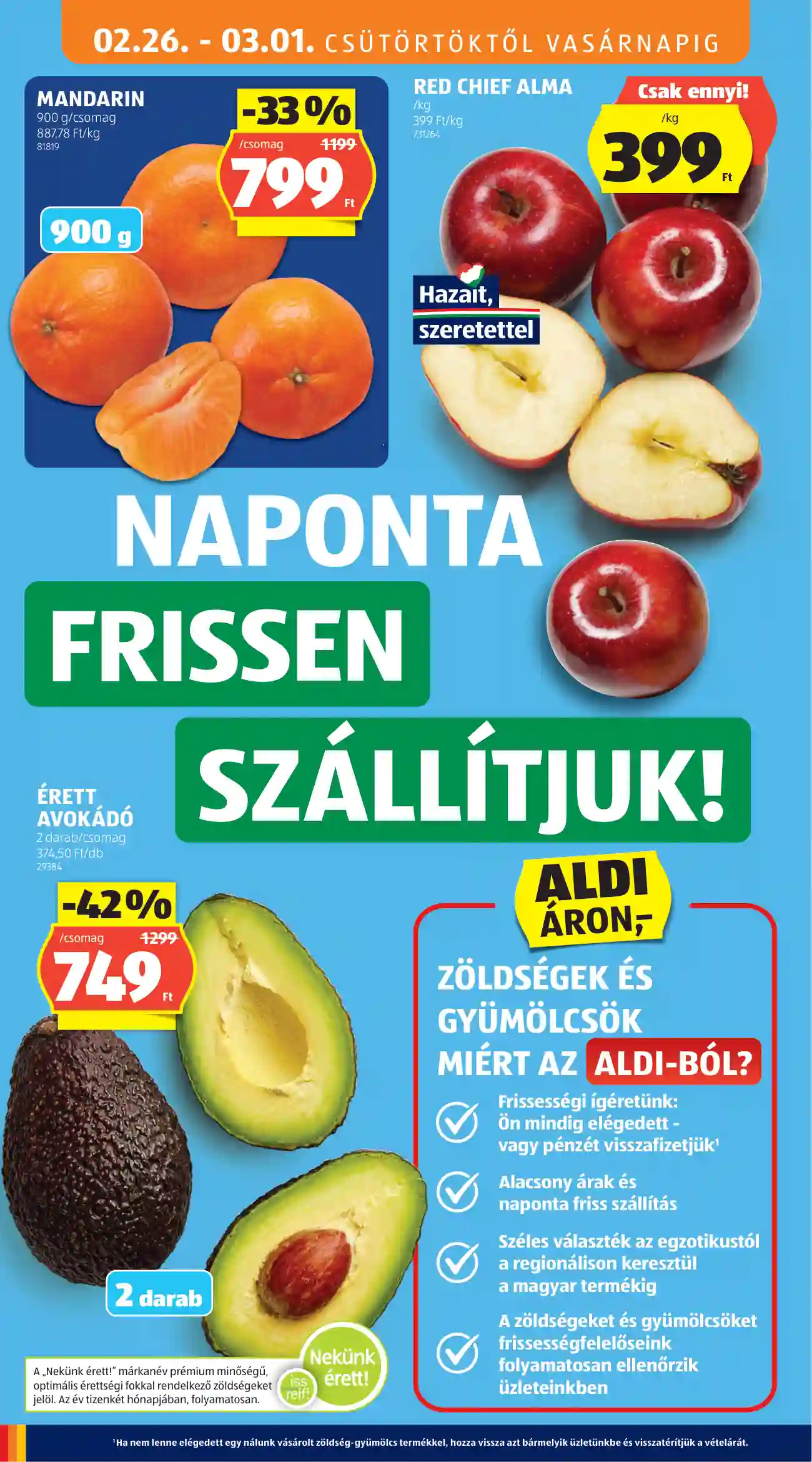 Aldi akciós újság 9. hét (46 oldal)