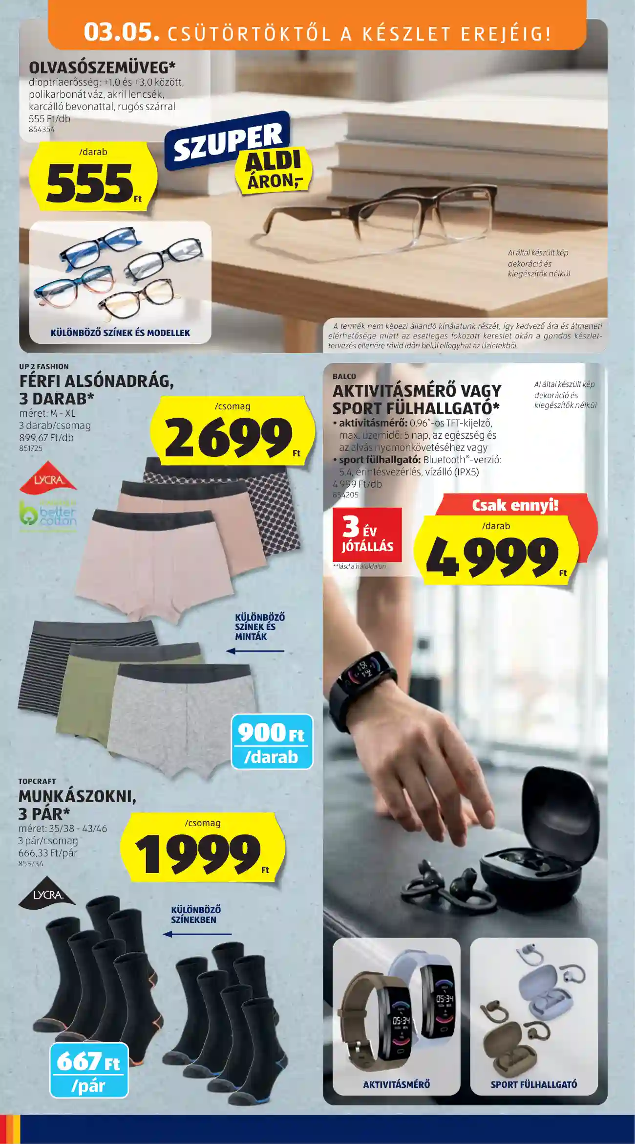ALDI AKCIÓS ÚJSÁG 10. HÉT  (50 oldal)