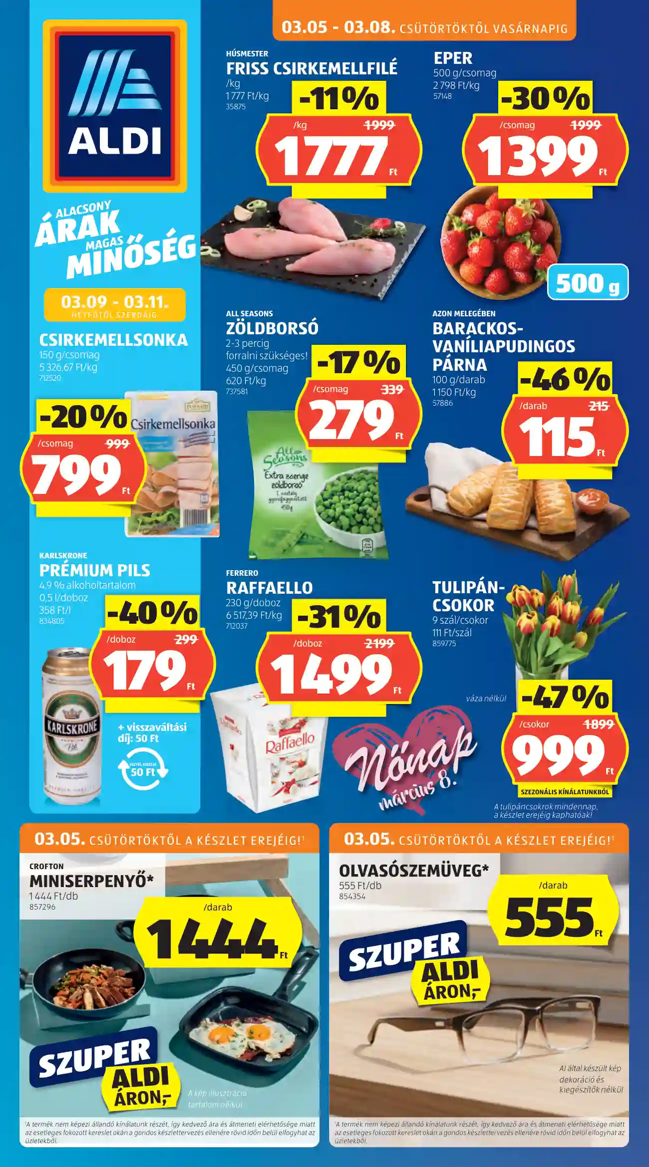 ALDI AKCIÓS ÚJSÁG 10. HÉT  (1 oldal)