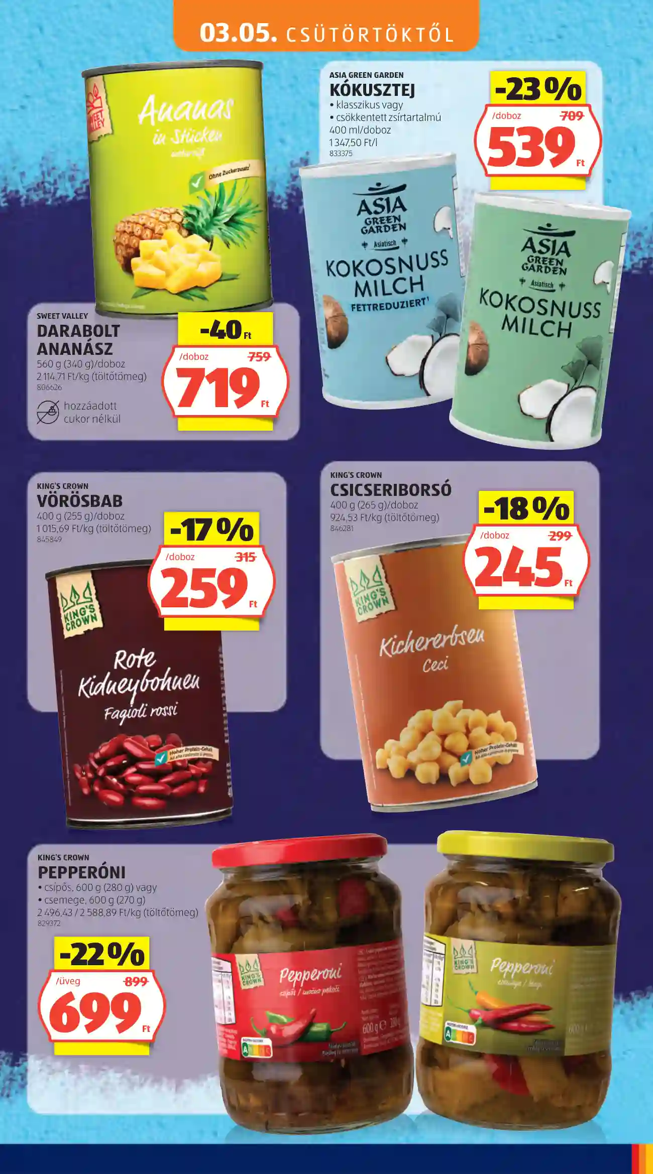 ALDI AKCIÓS ÚJSÁG 10. HÉT  (9 oldal)