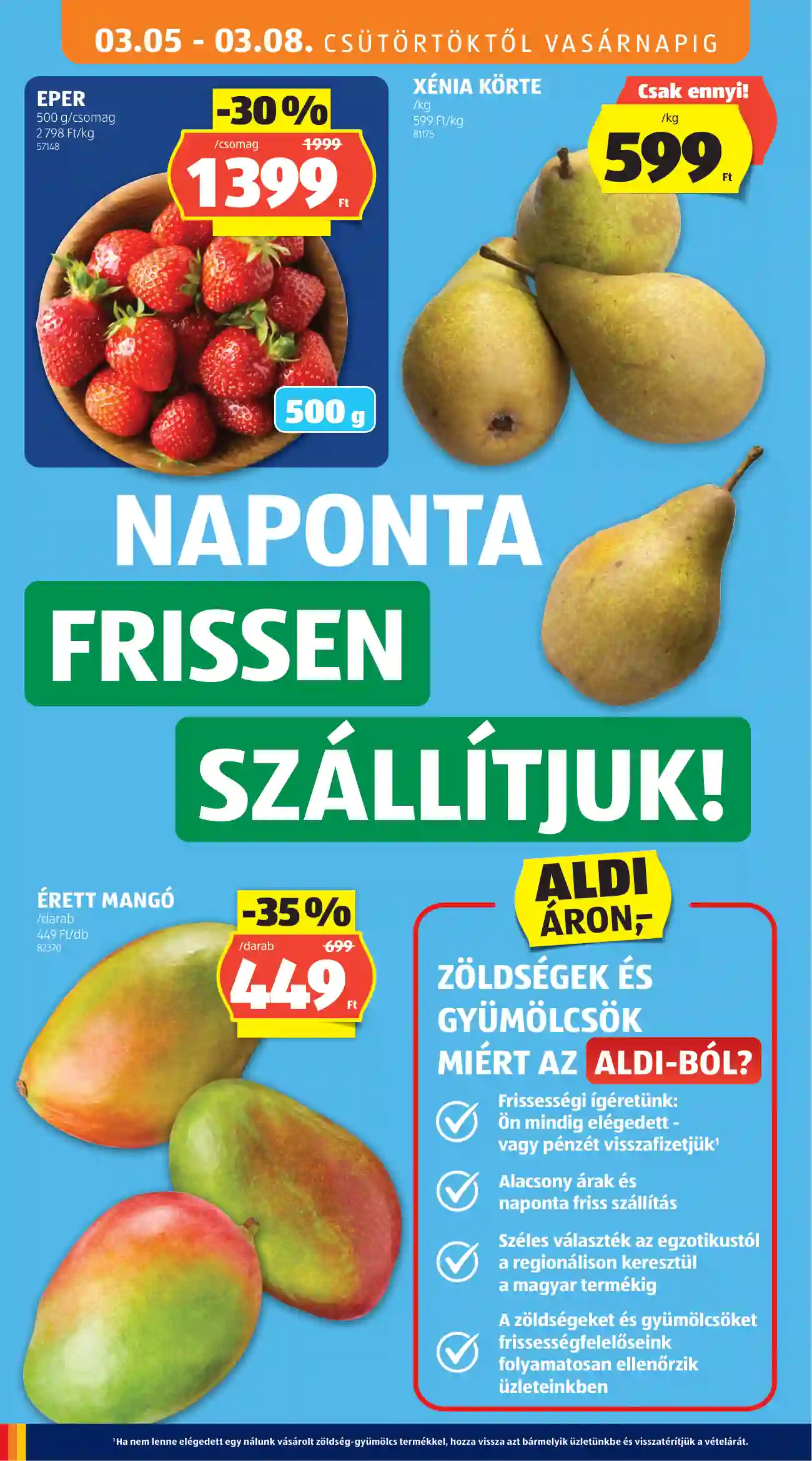 ALDI AKCIÓS ÚJSÁG 10. HÉT  (30 oldal)
