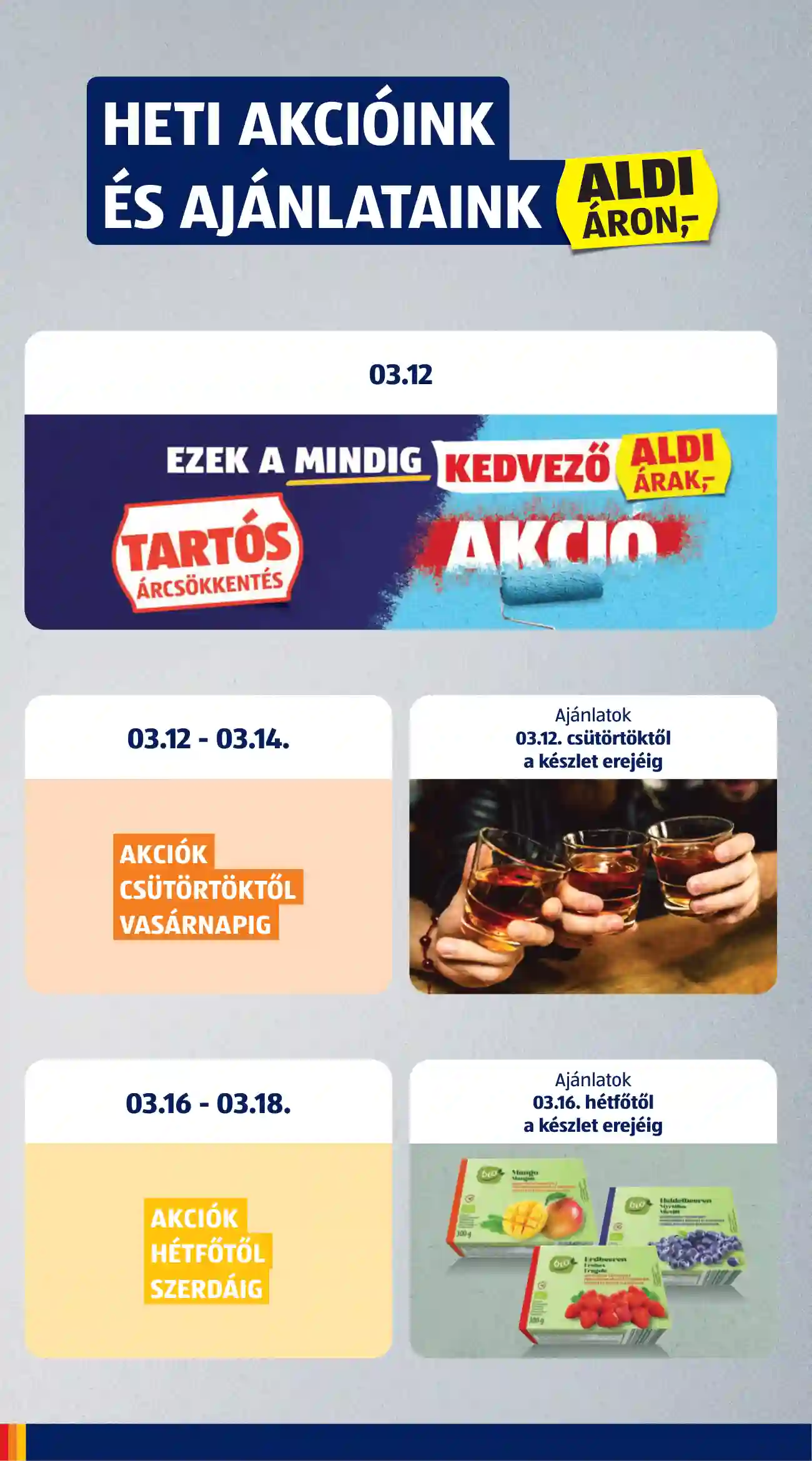 ALDI AKCIÓS ÚJSÁG 11. HÉT  (2 oldal)