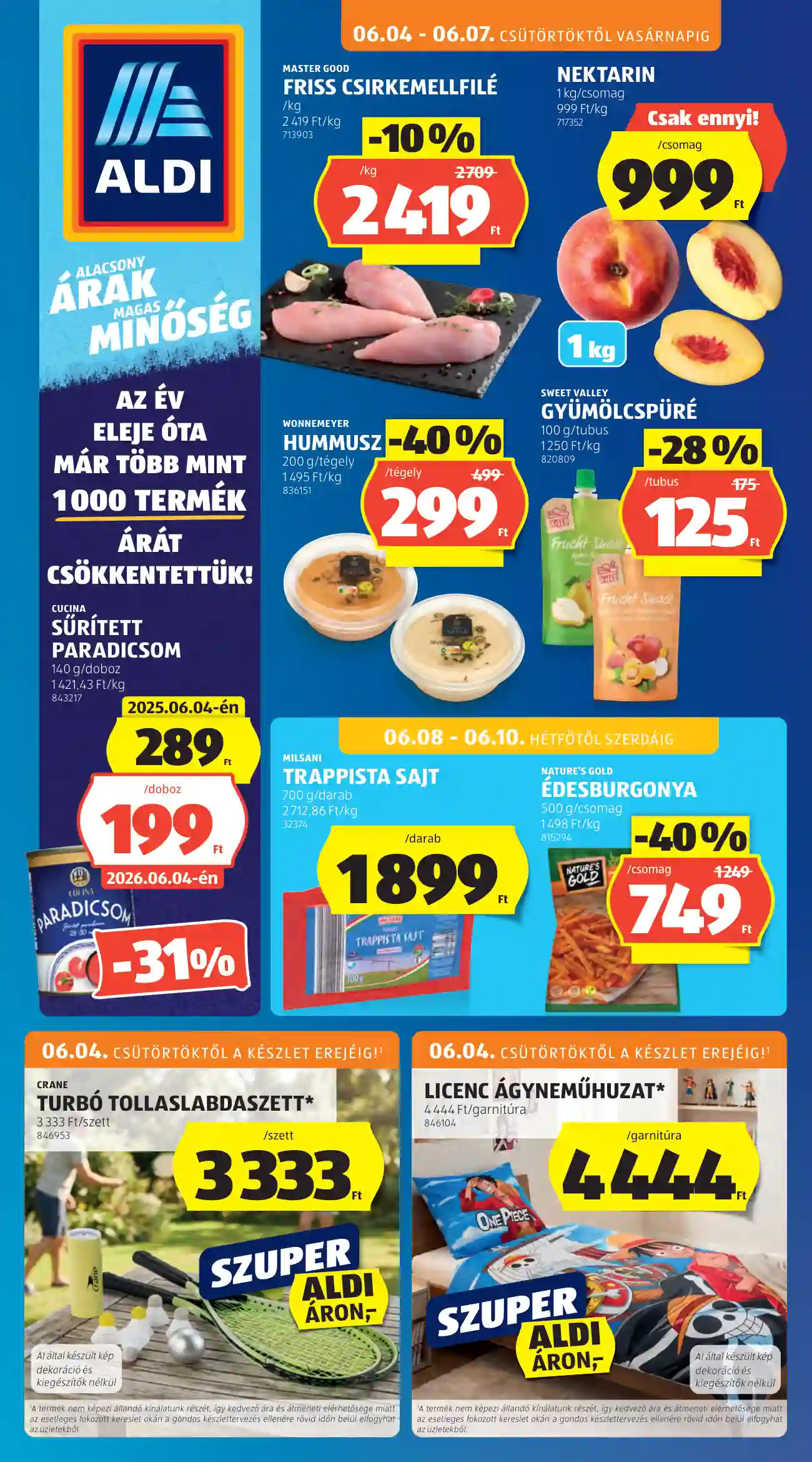 Aldi akciós újság 23. hét (1 oldal)