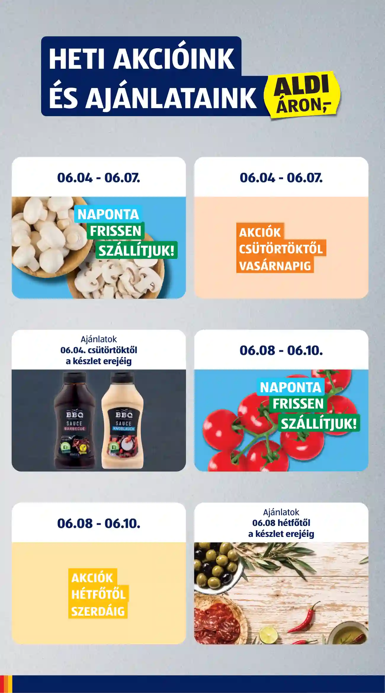 Aldi akciós újság 23. hét (46 oldal)