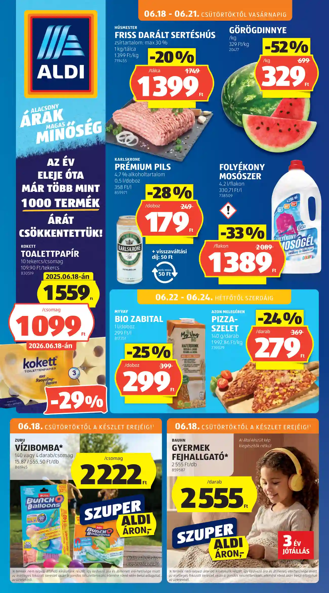 Aldi akciós újság 25. hét