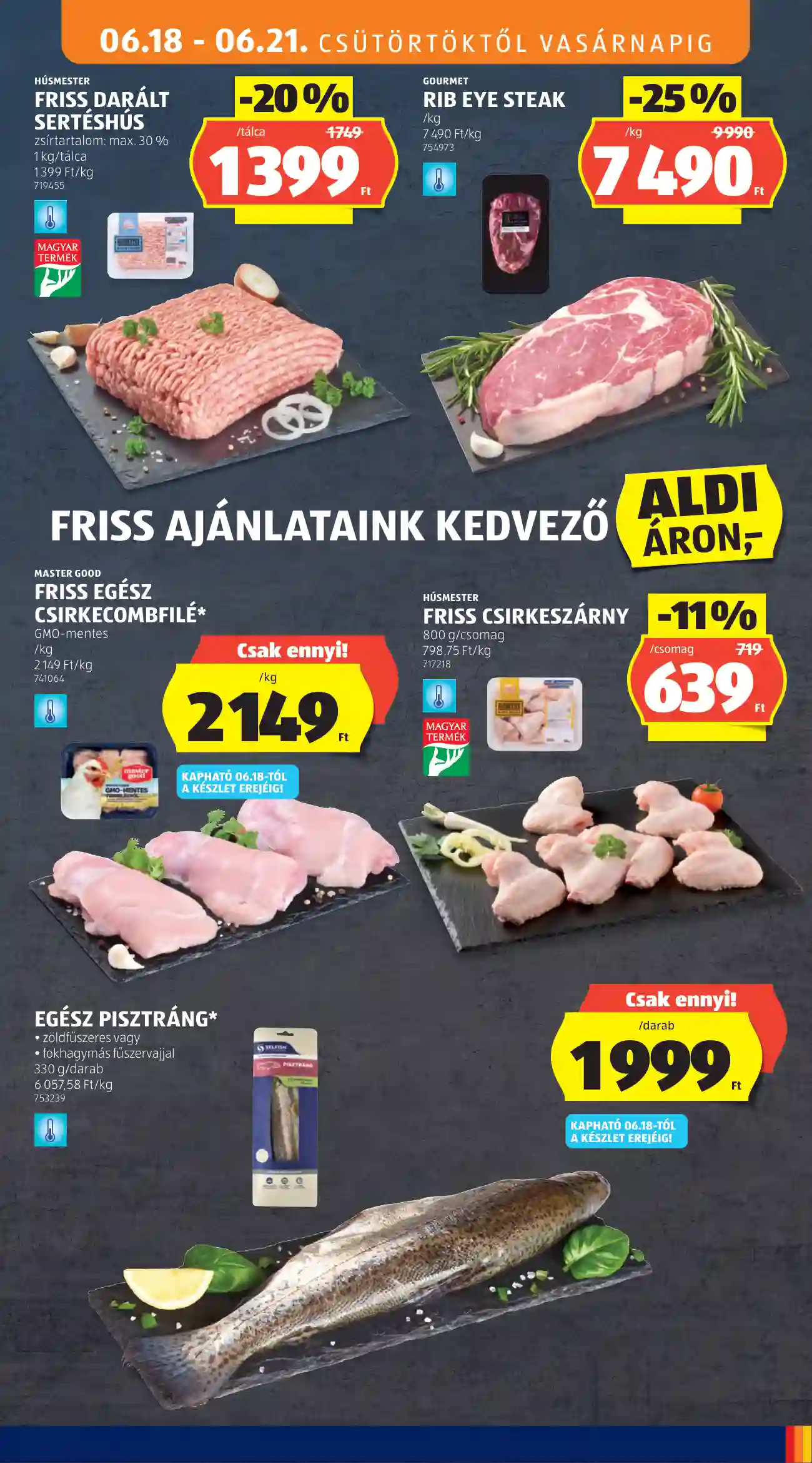 Aldi akciós újság 25. hét (3 oldal)