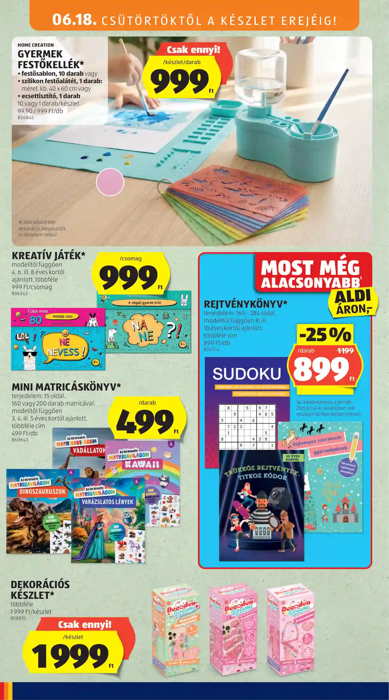 Aldi akciós újság 25. hét (17 oldal)