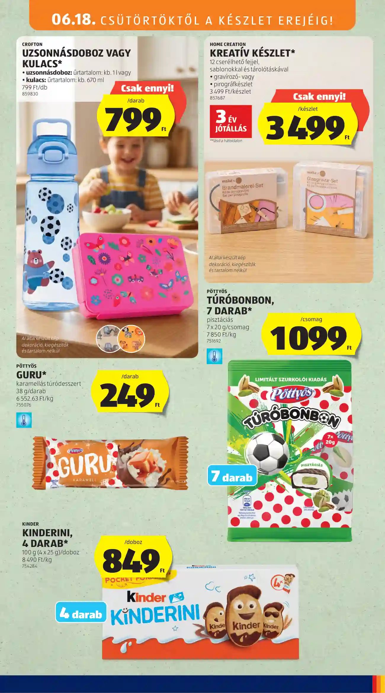 Aldi akciós újság 25. hét (18 oldal)