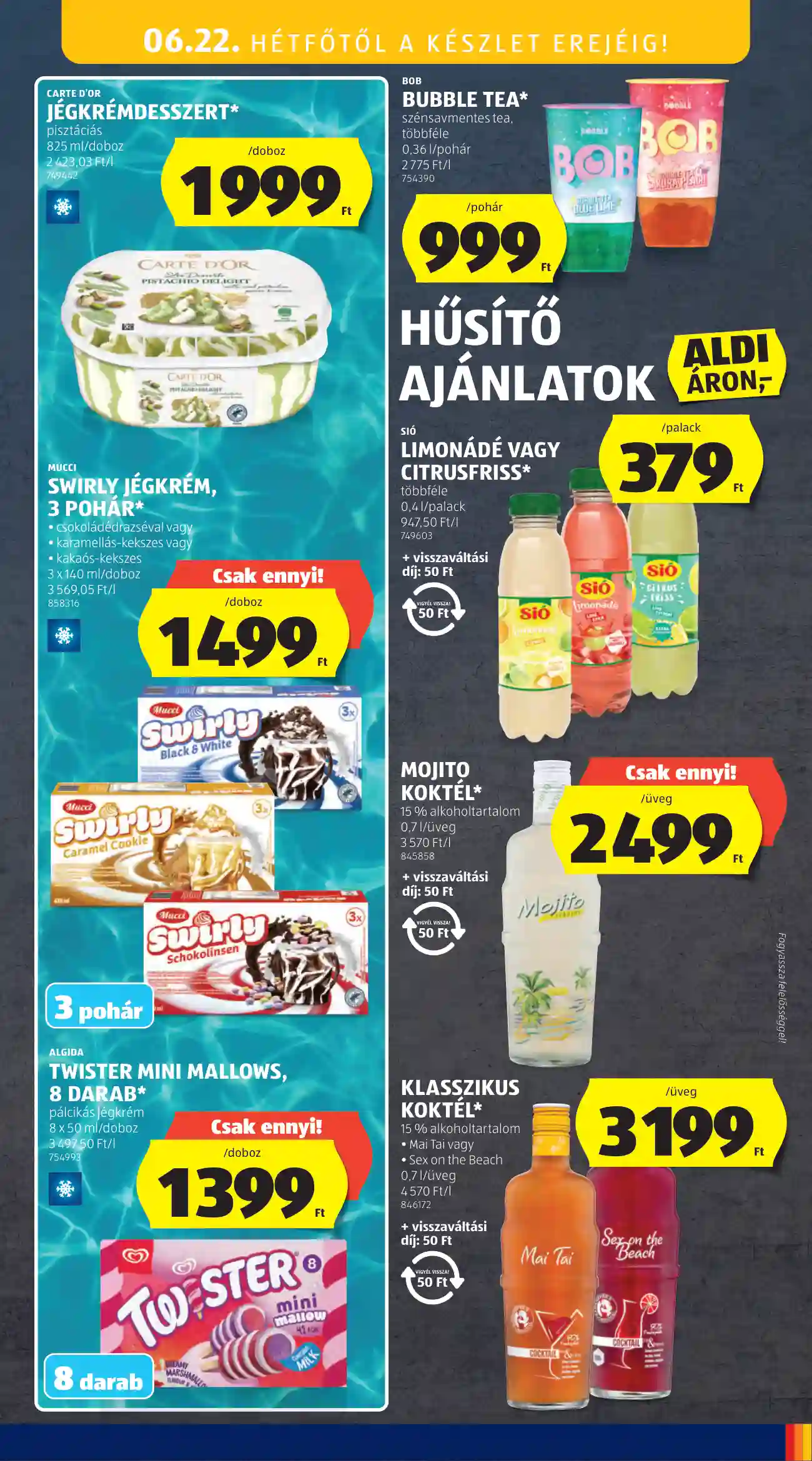 Aldi akciós újság 25. hét (40 oldal)