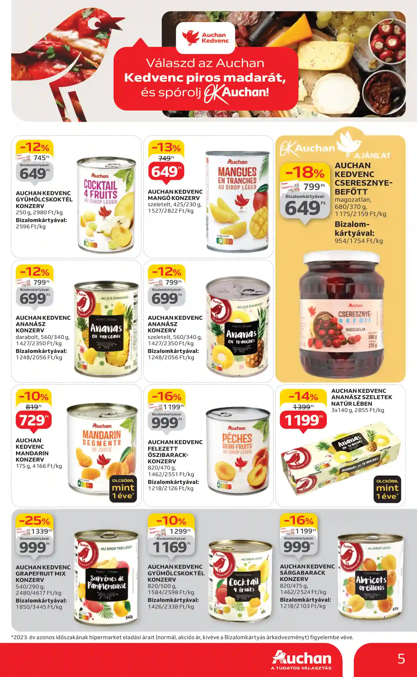 Auchan akciós újság 36. hét (21 oldal)
