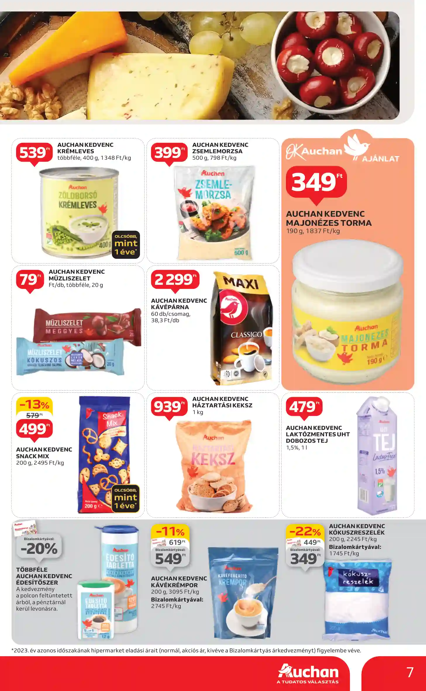 Auchan akciós újság 36. hét (23 oldal)