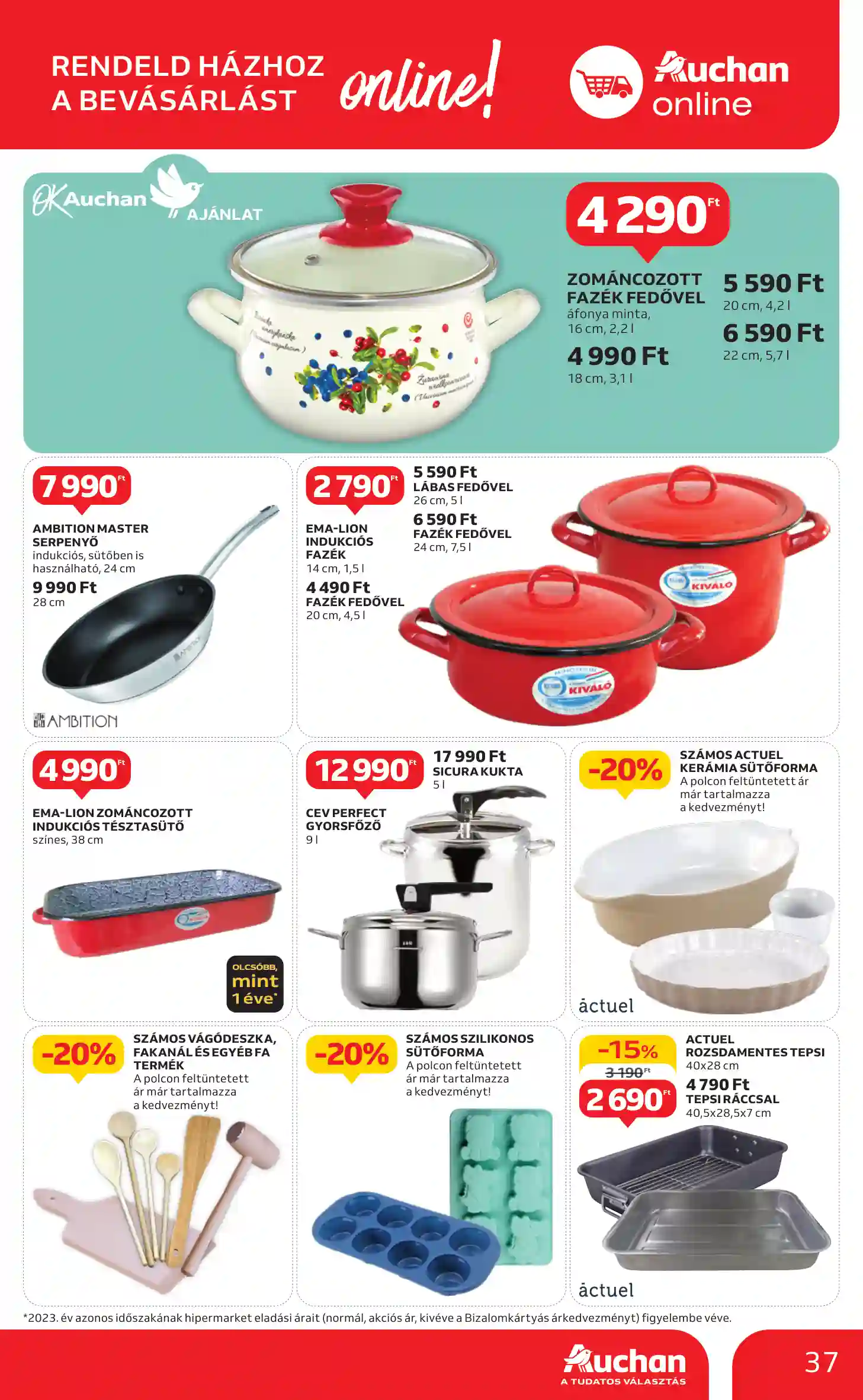 Auchan akciós újság 37. hét (31 oldal)