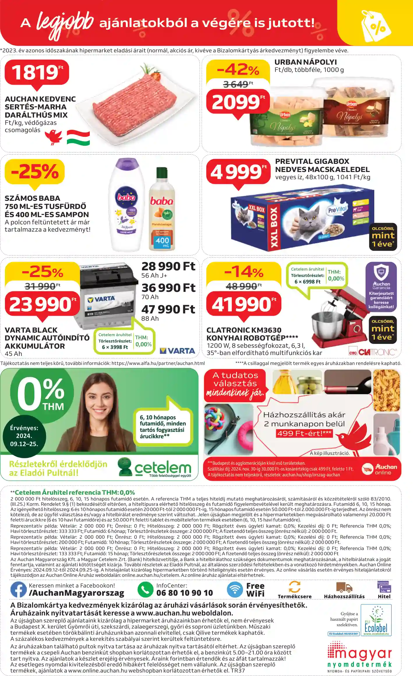 Auchan akciós újság 37. hét (45 oldal)