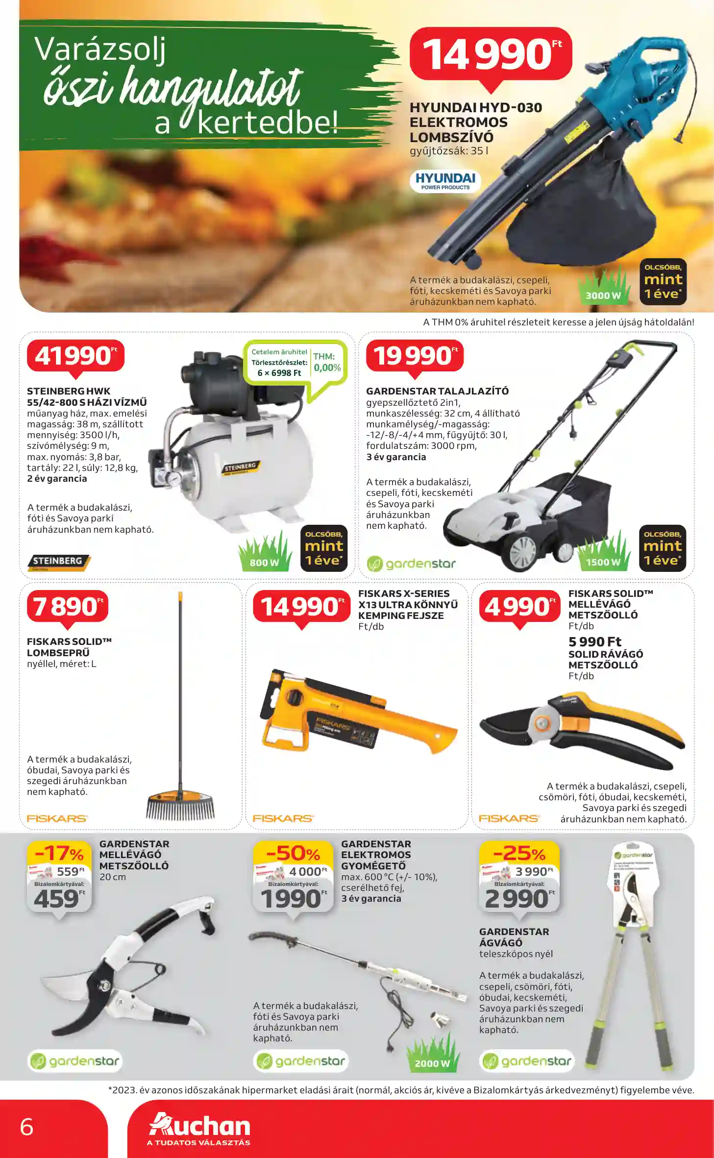 Auchan akciós újság 37. hét (6 oldal)