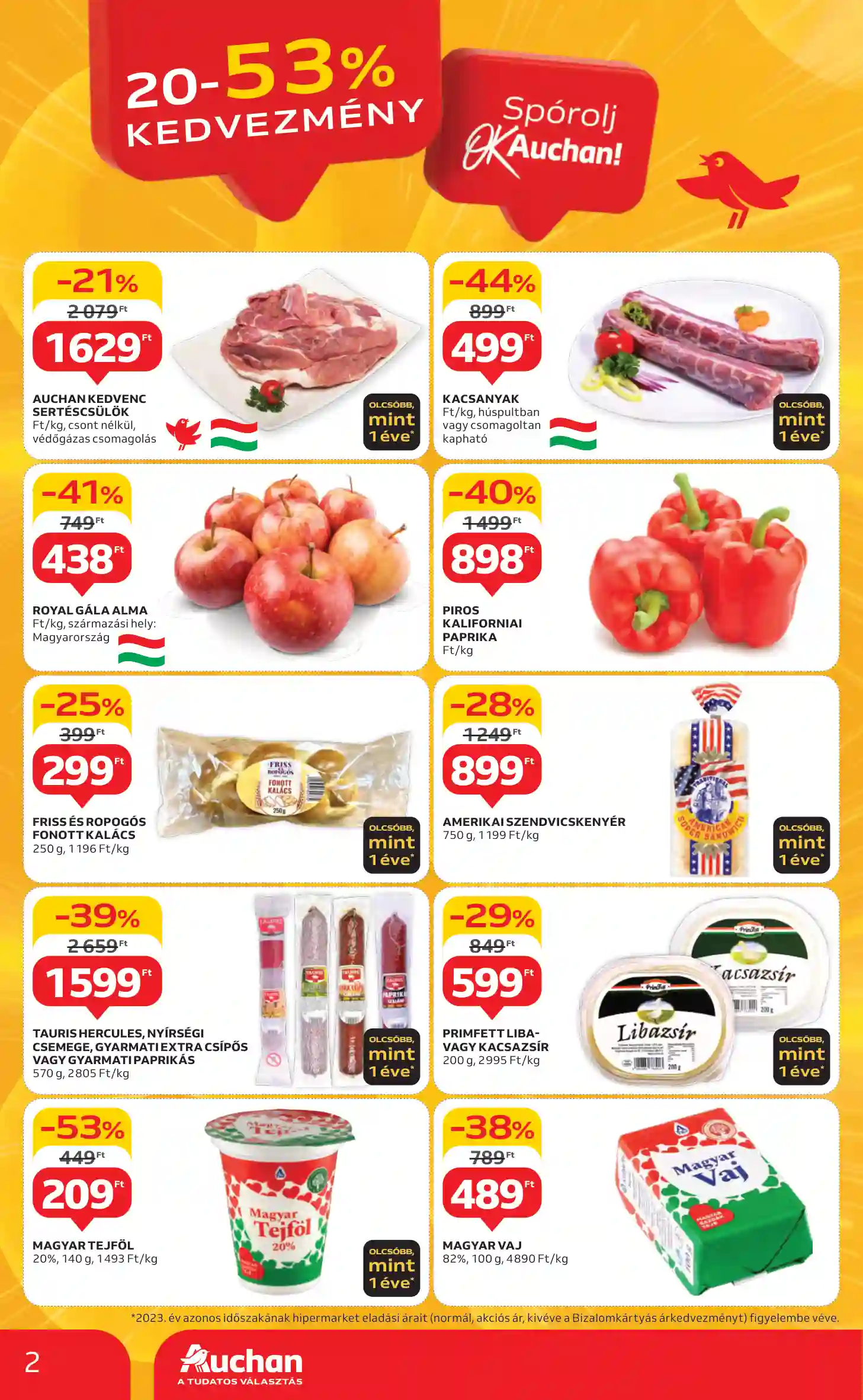 Auchan akciós újság 38. hét (2 oldal)