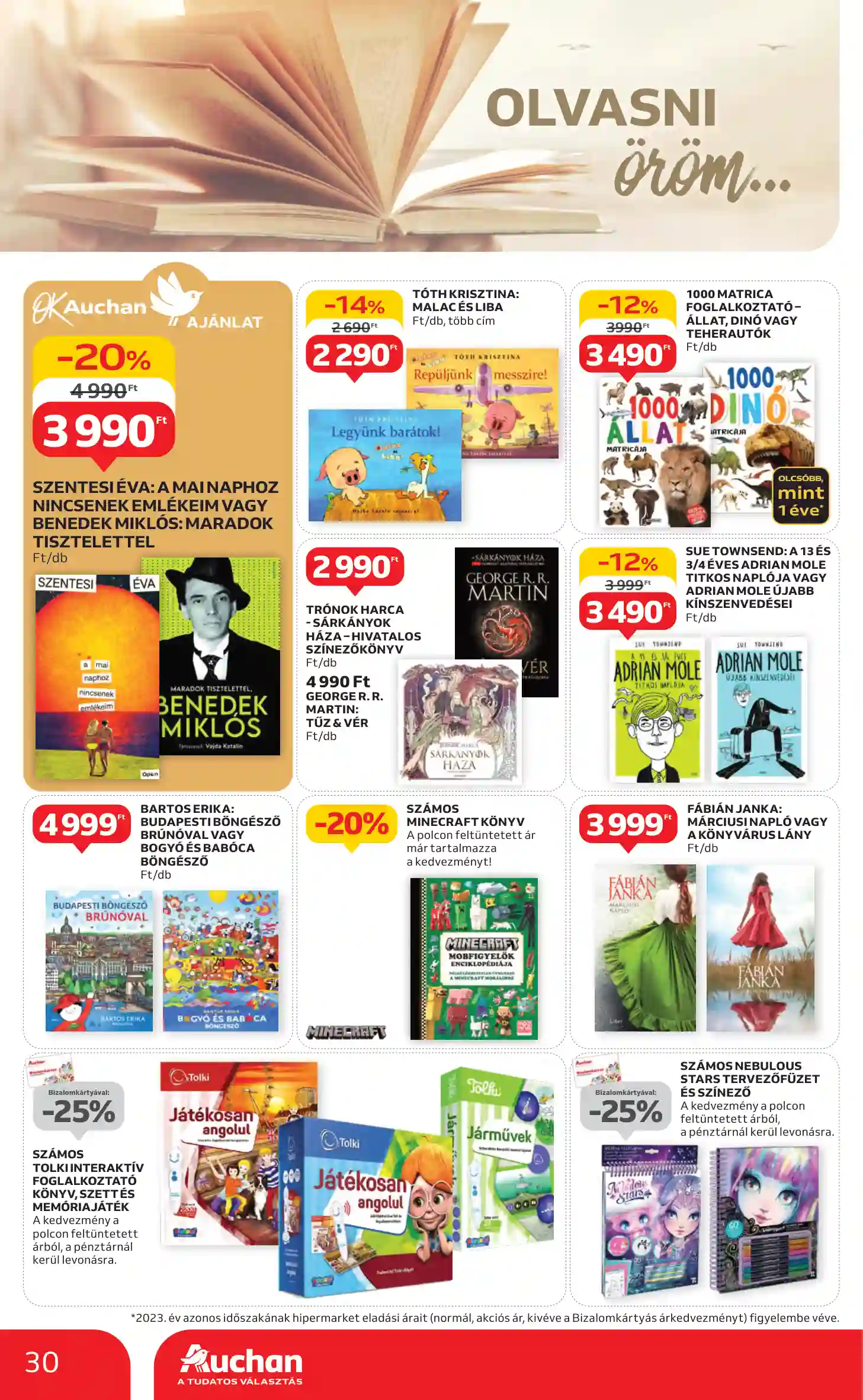 Auchan akciós újság 38. hét (23 oldal)