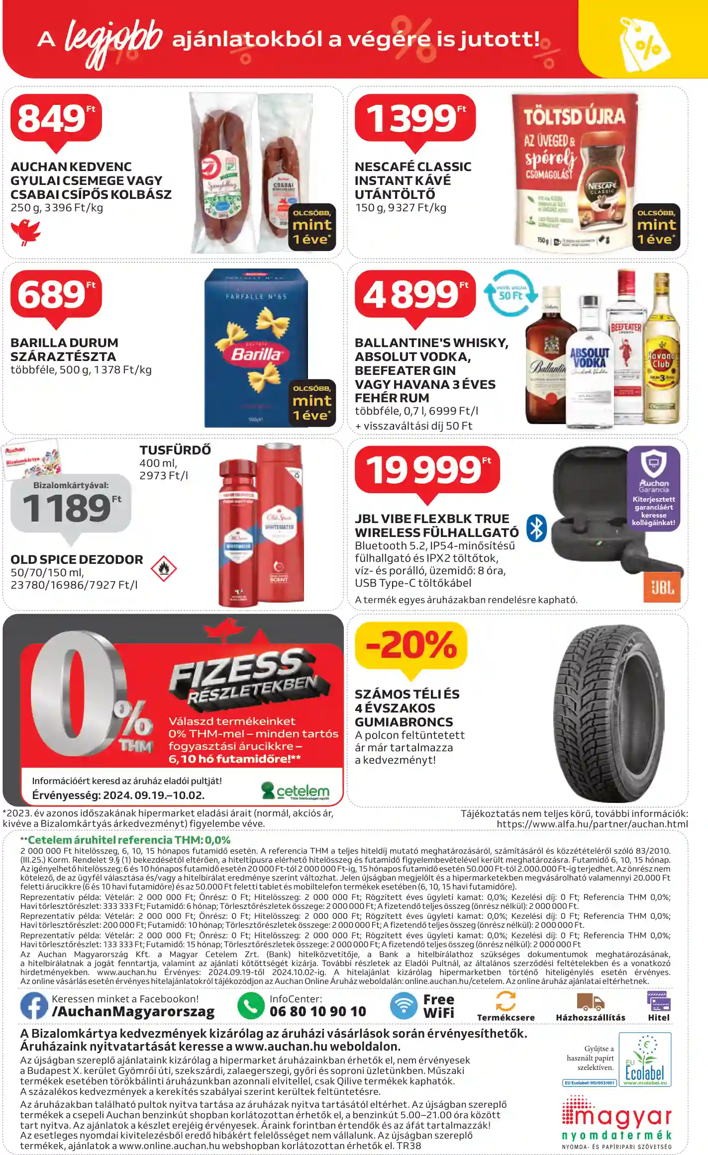 Auchan akciós újság 38. hét (34 oldal)