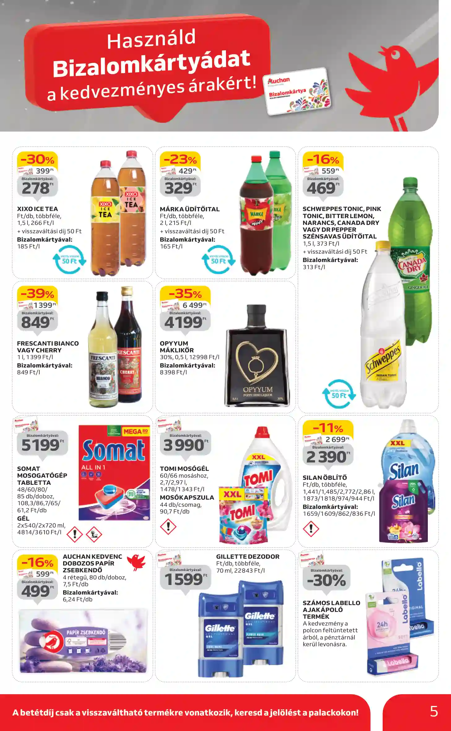 Auchan akciós újság 40. hét (5 oldal)