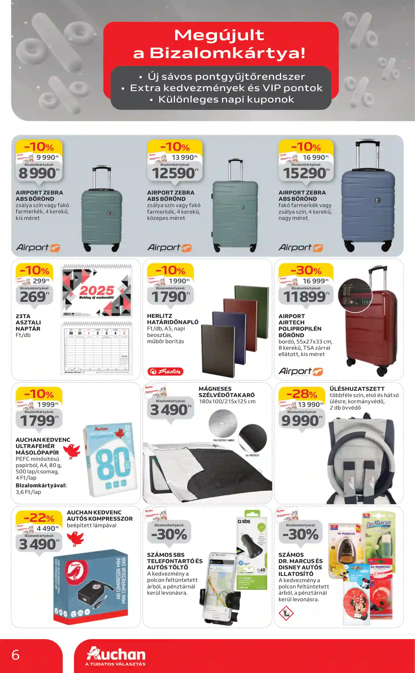 Auchan akciós újság 40. hét (6 oldal)