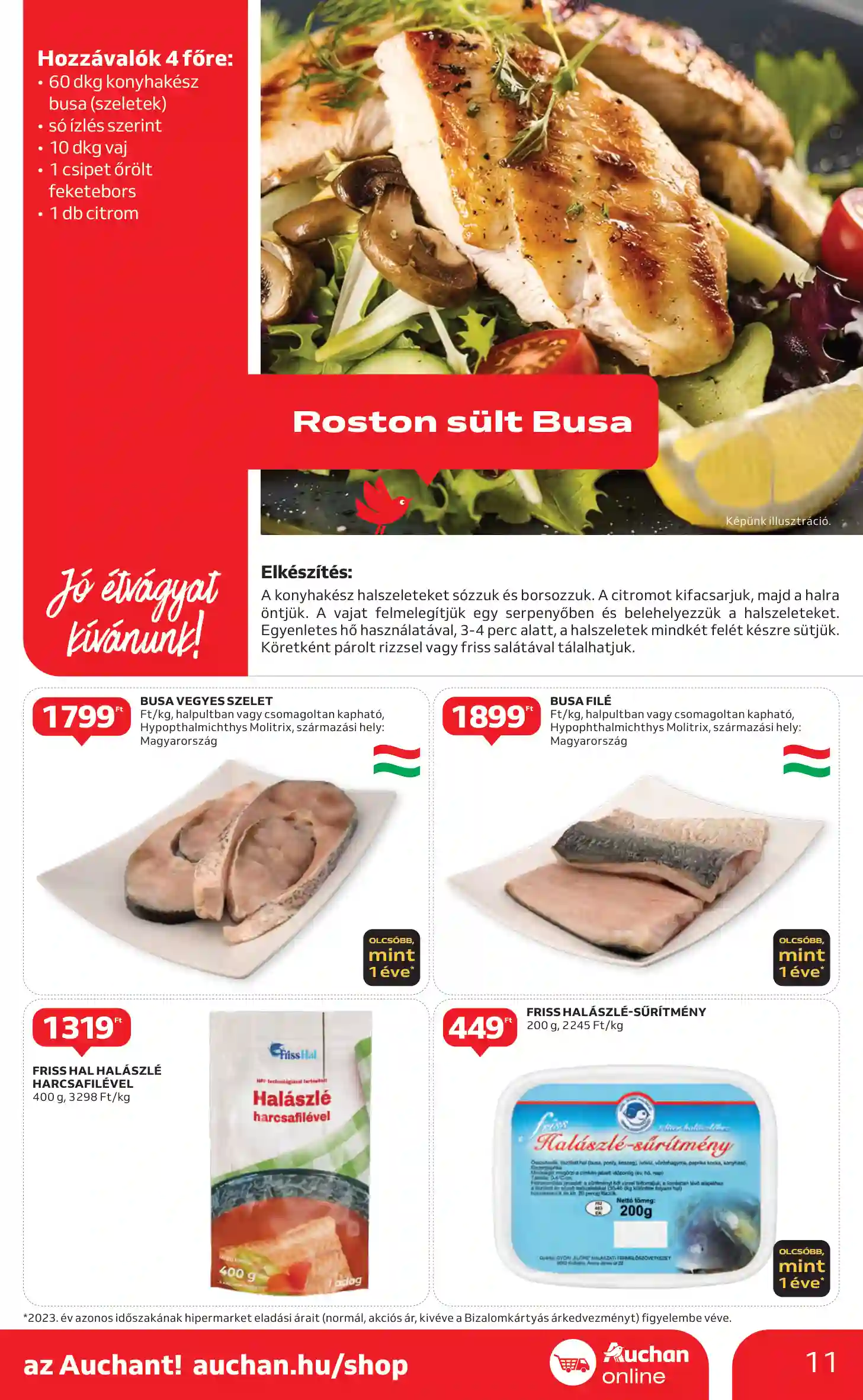 Auchan akciós újság 40. hét (3 oldal)