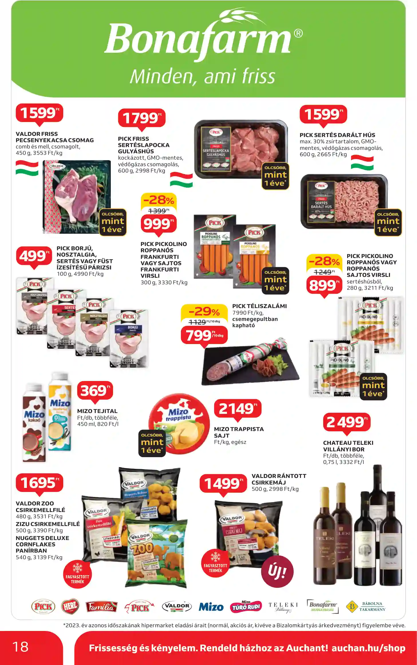Auchan akciós újság 40. hét (10 oldal)