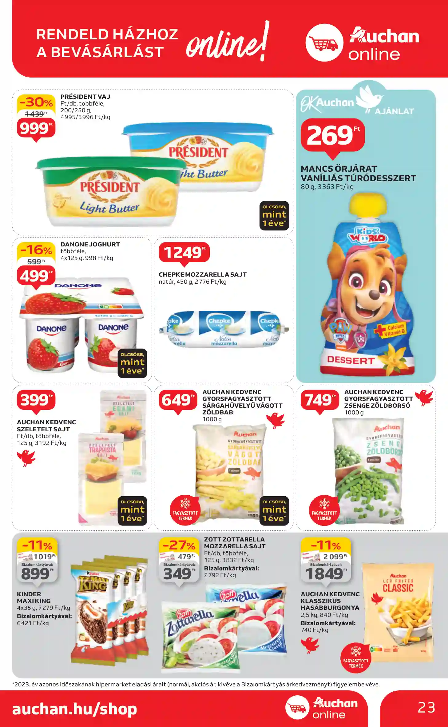 Auchan akciós újság 40. hét (16 oldal)
