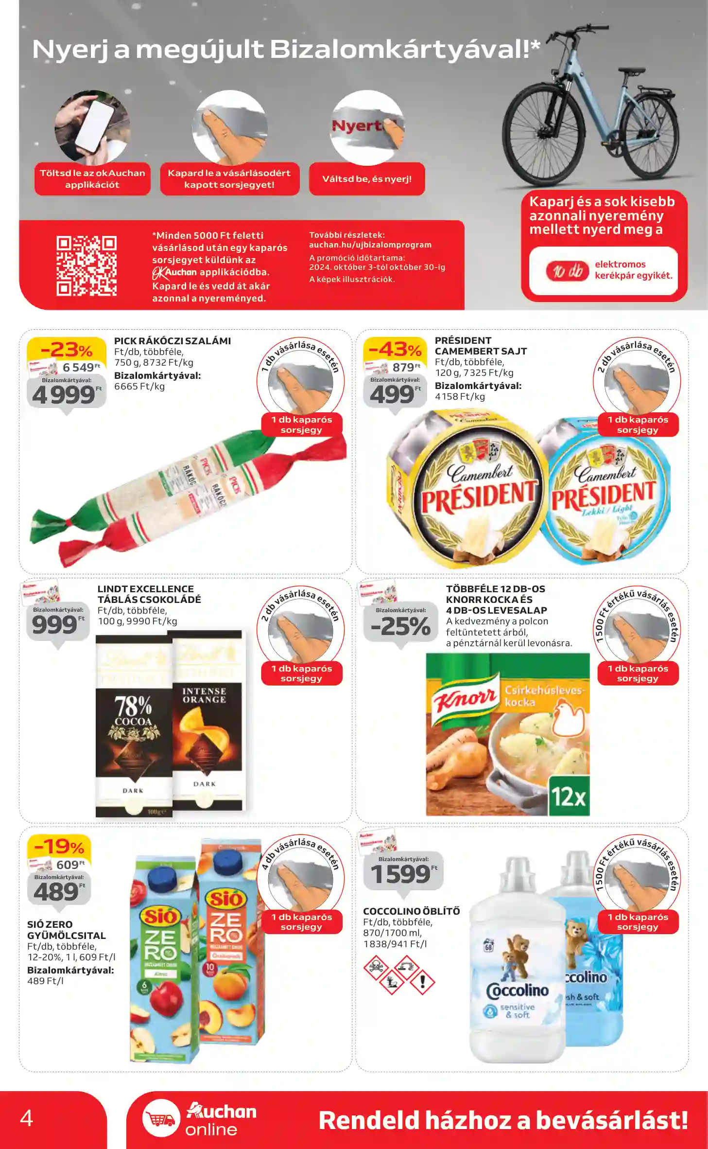 Auchan akciós újság 40. hét (24 oldal)