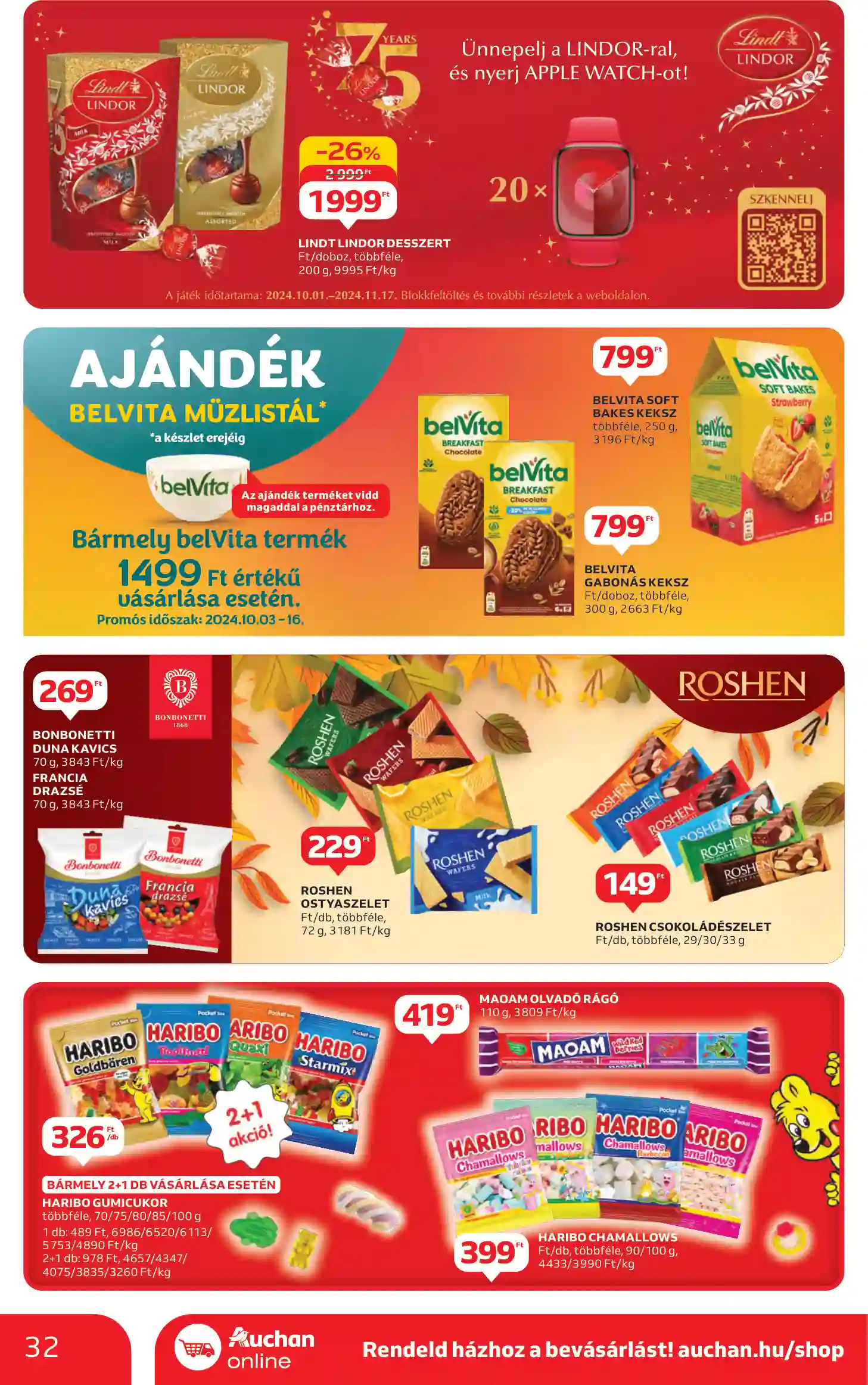 Auchan akciós újság 40. hét (26 oldal)