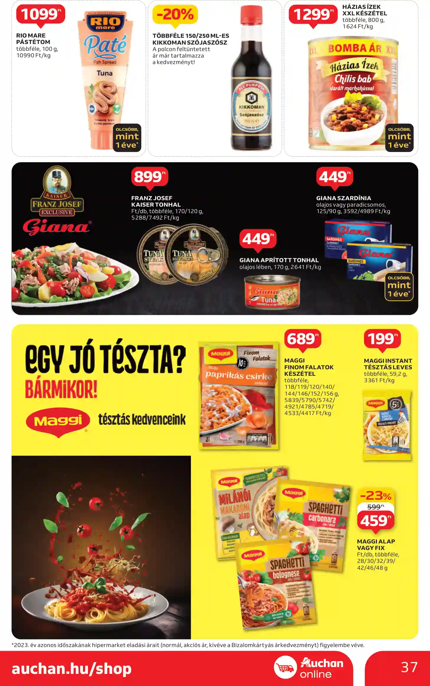 Auchan akciós újság 40. hét (31 oldal)