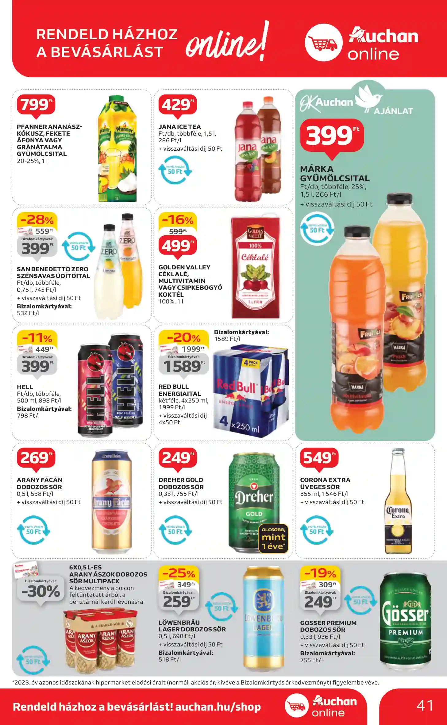 Auchan akciós újság 40. hét (36 oldal)