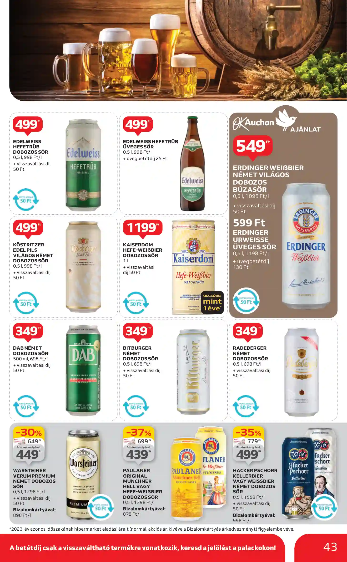 Auchan akciós újság 40. hét (38 oldal)