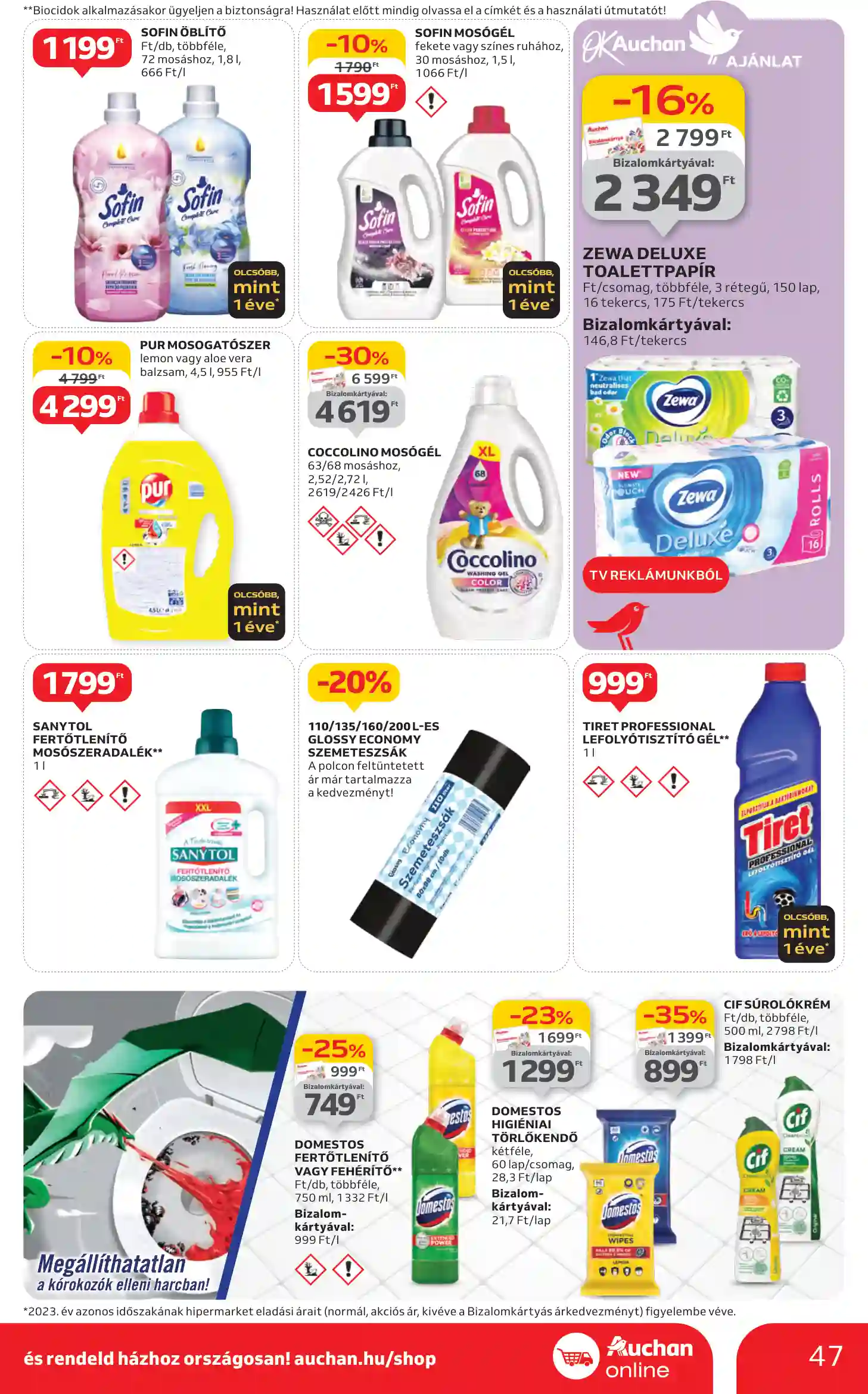 Auchan akciós újság 40. hét (42 oldal)