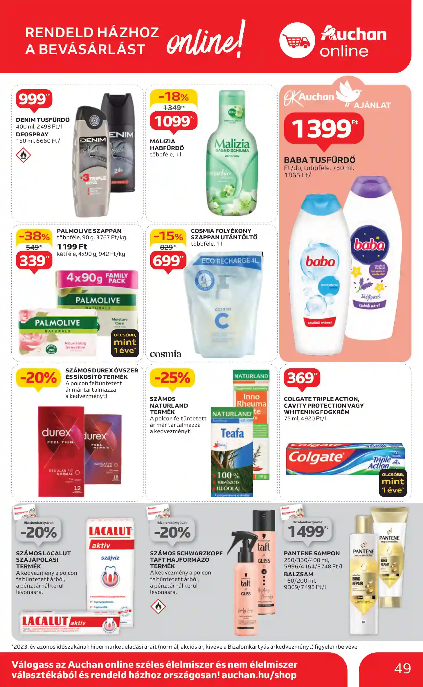Auchan akciós újság 40. hét (44 oldal)