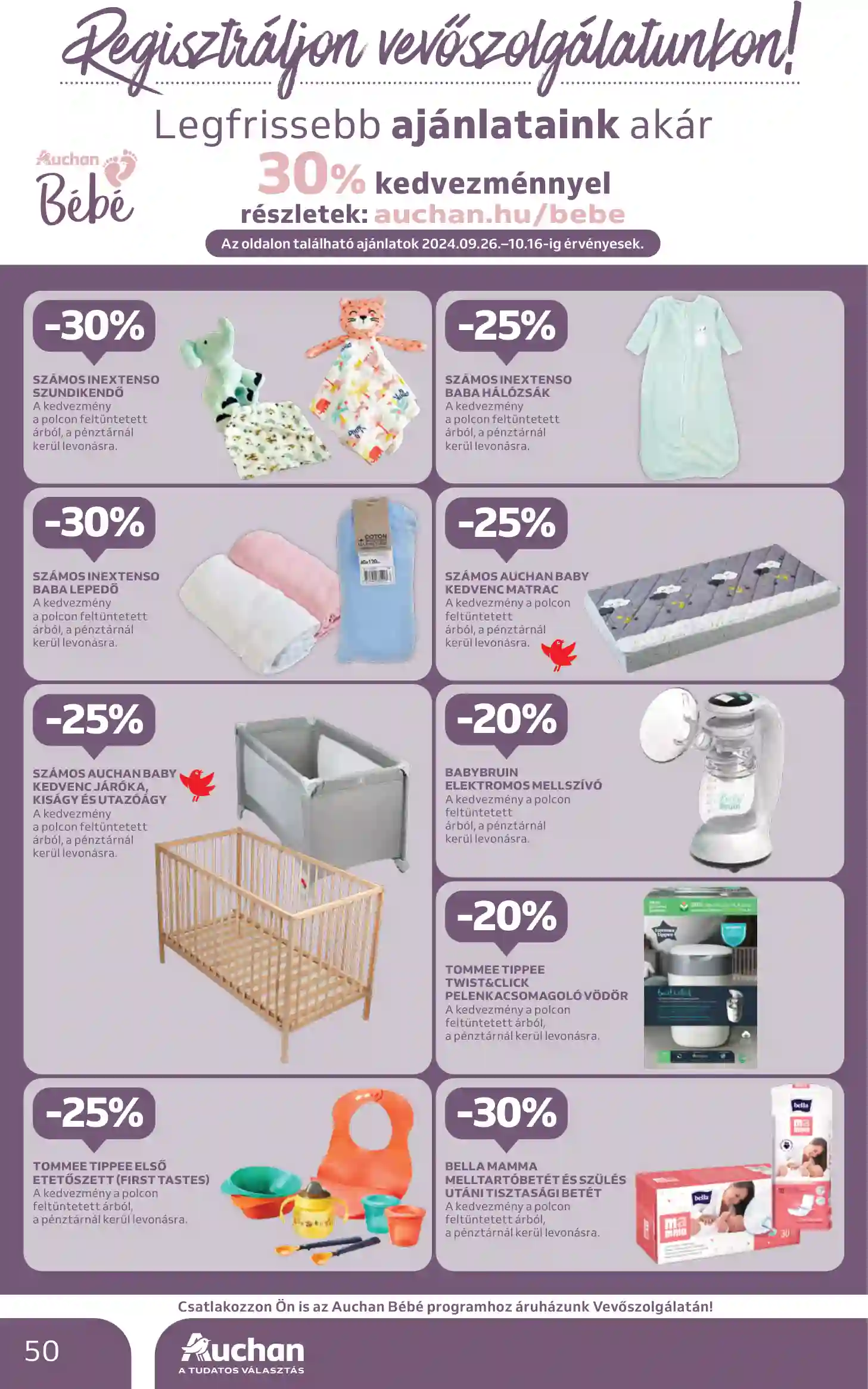 Auchan akciós újság 40. hét (45 oldal)