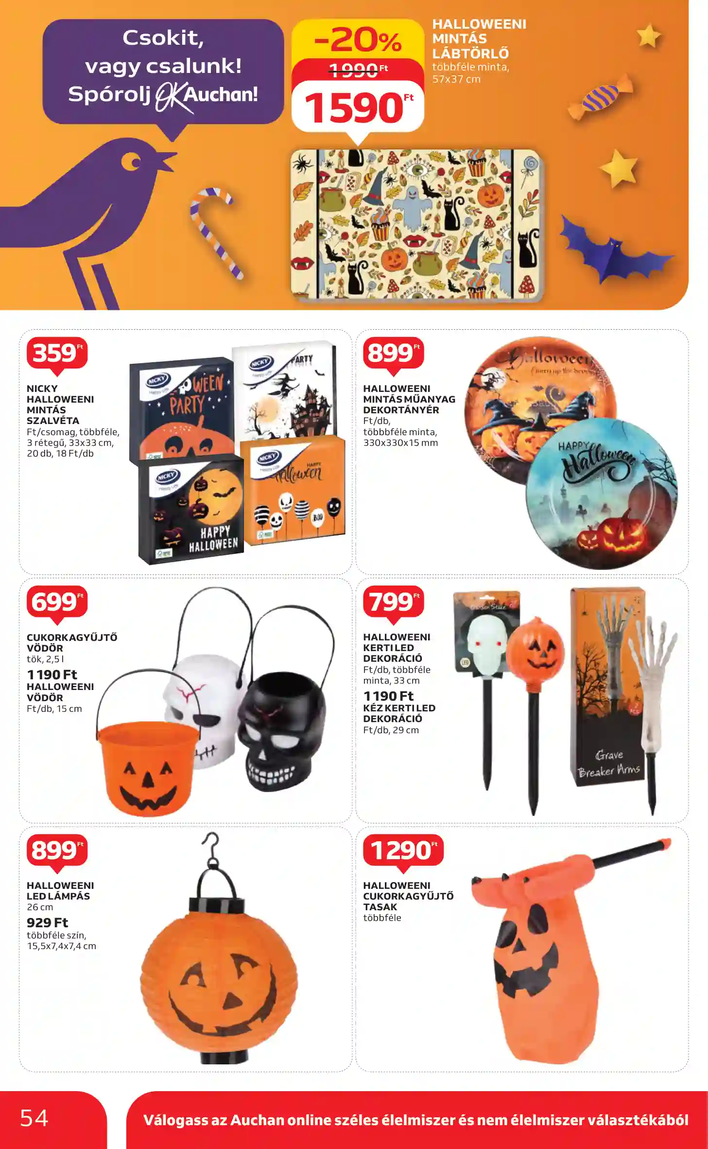 Auchan akciós újság 40. hét (50 oldal)