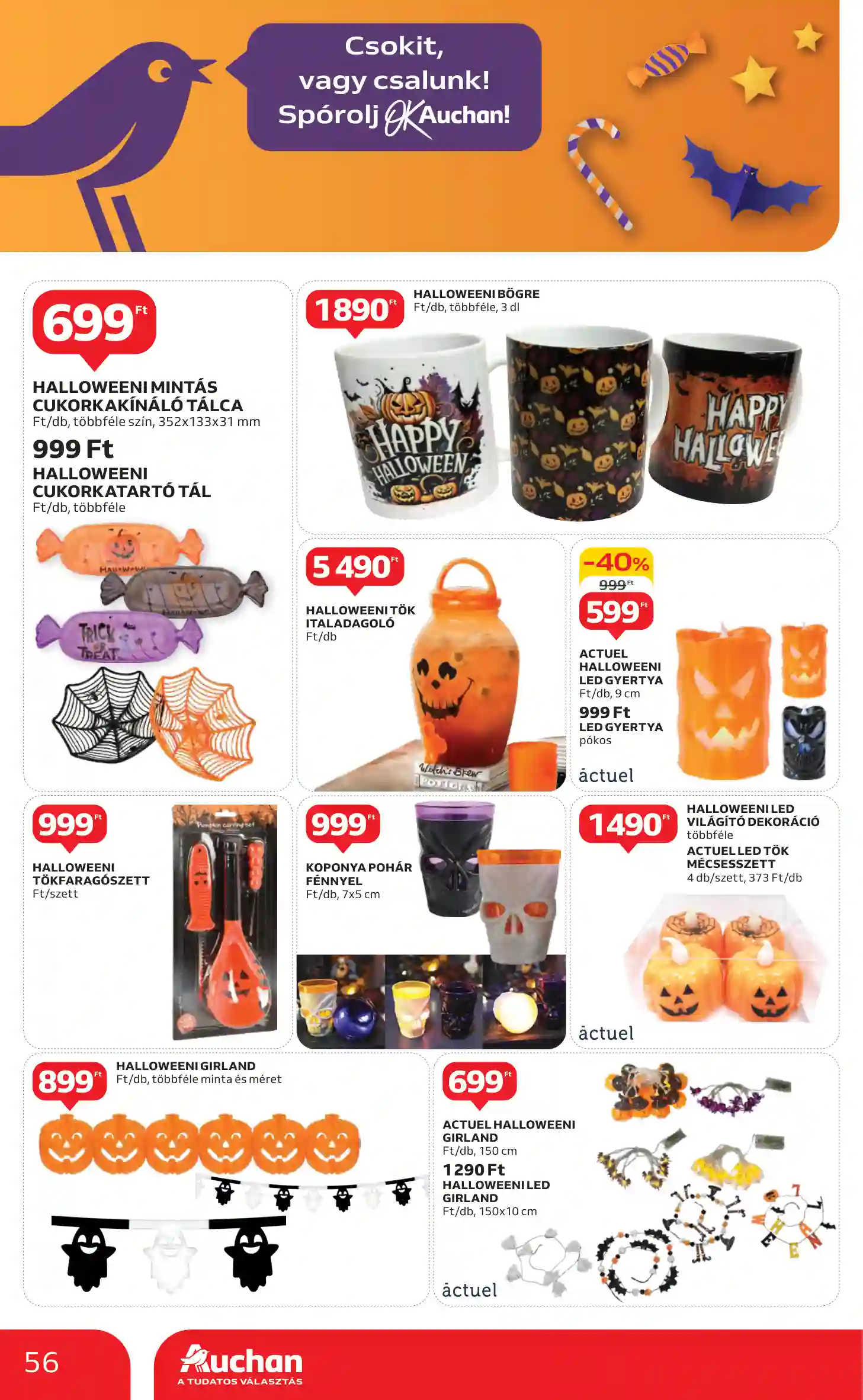 Auchan akciós újság 40. hét (52 oldal)