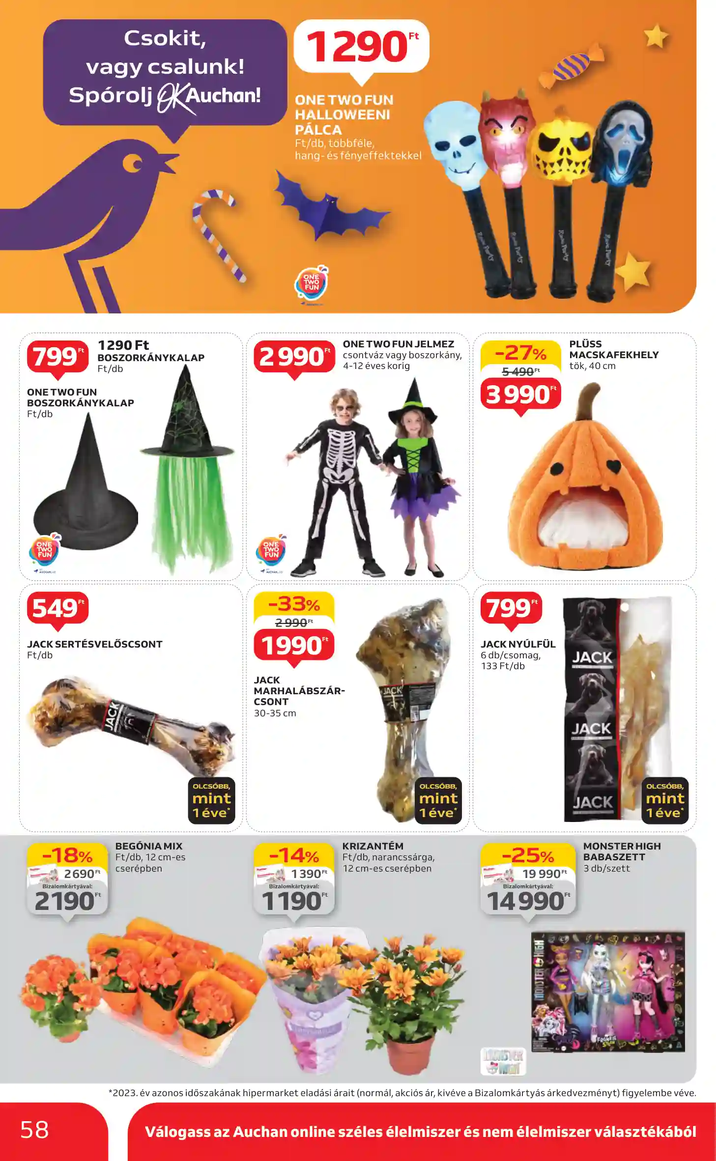 Auchan akciós újság 40. hét (54 oldal)